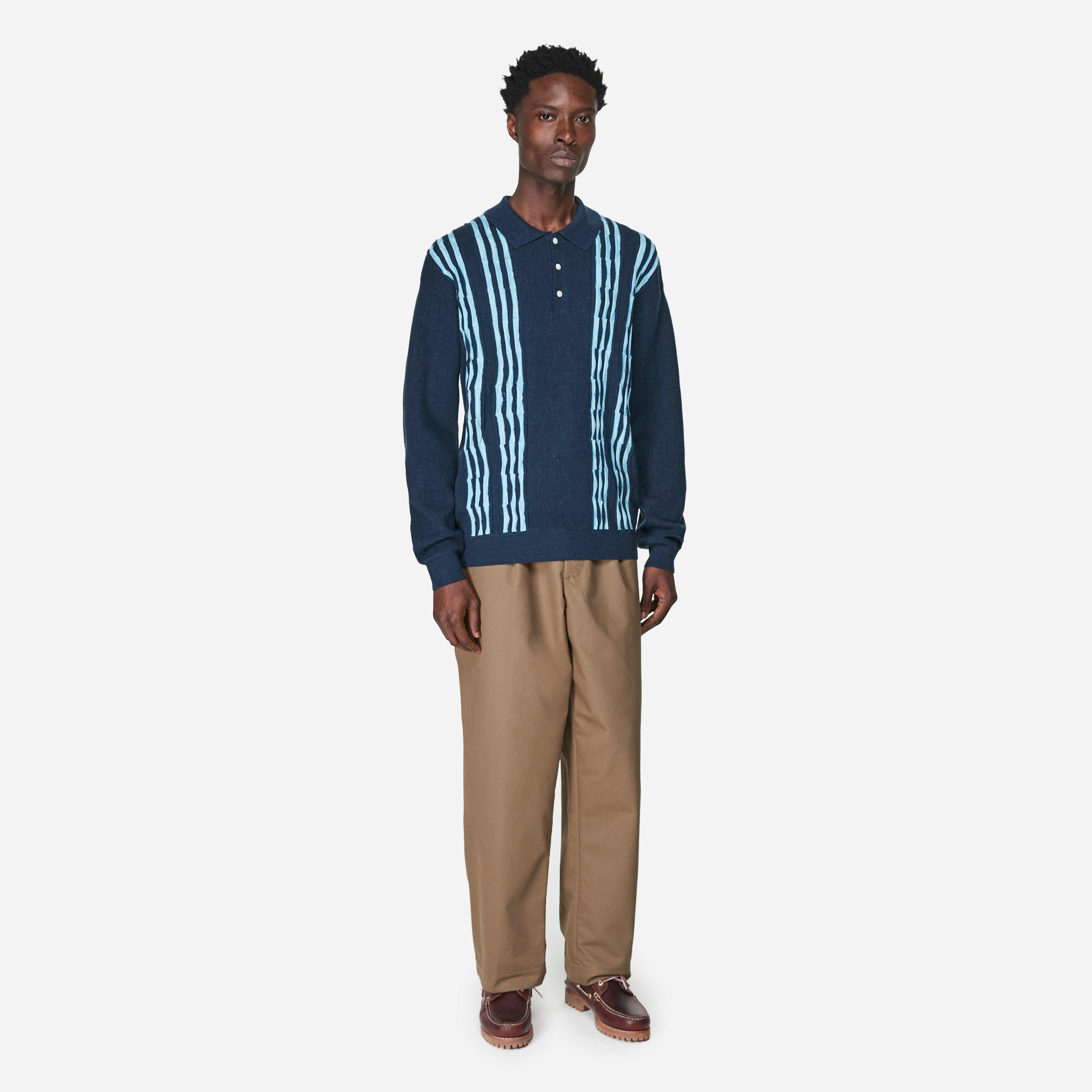 Beams Plus Knit Polo Shirt