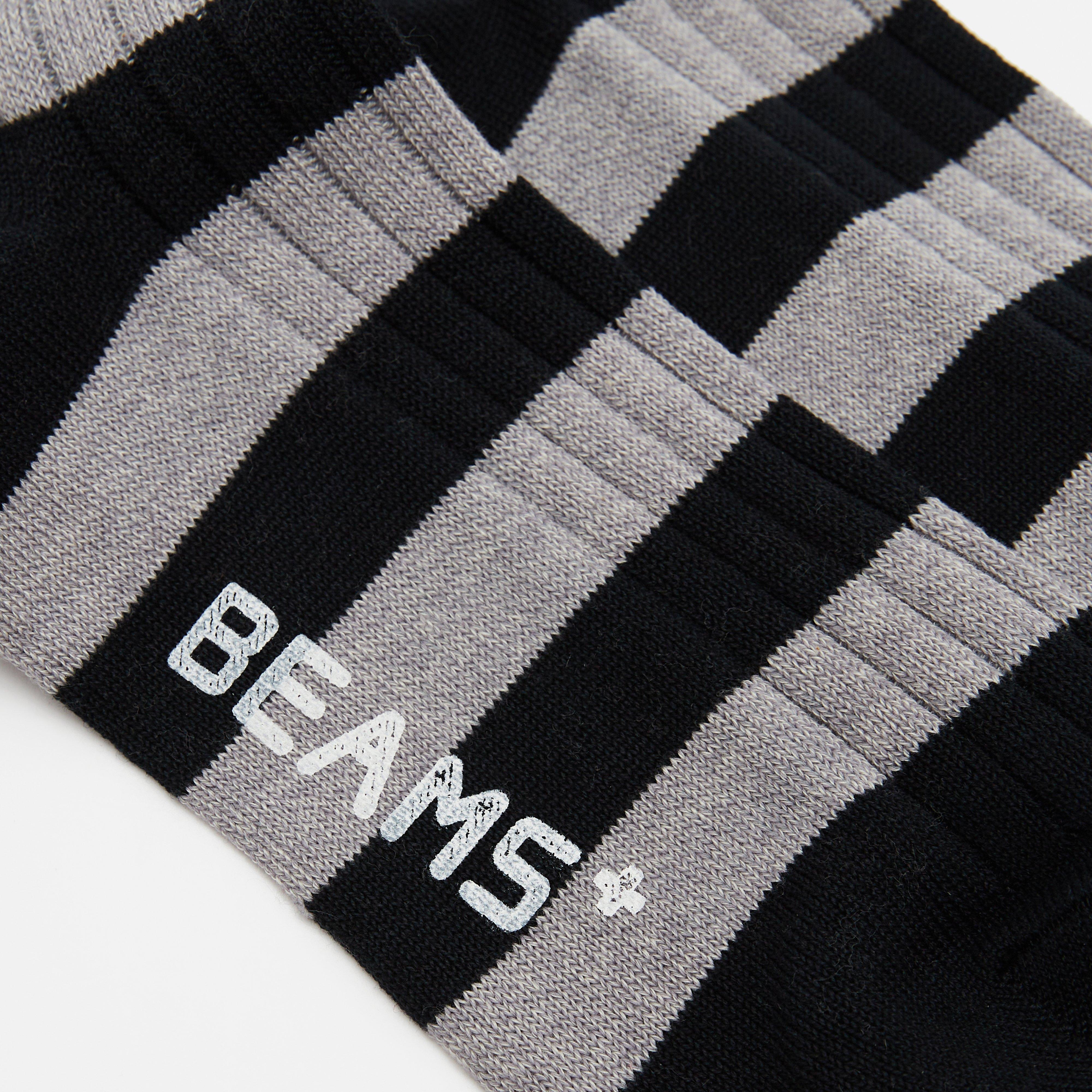Beams Plus Rib Stripe Socks
