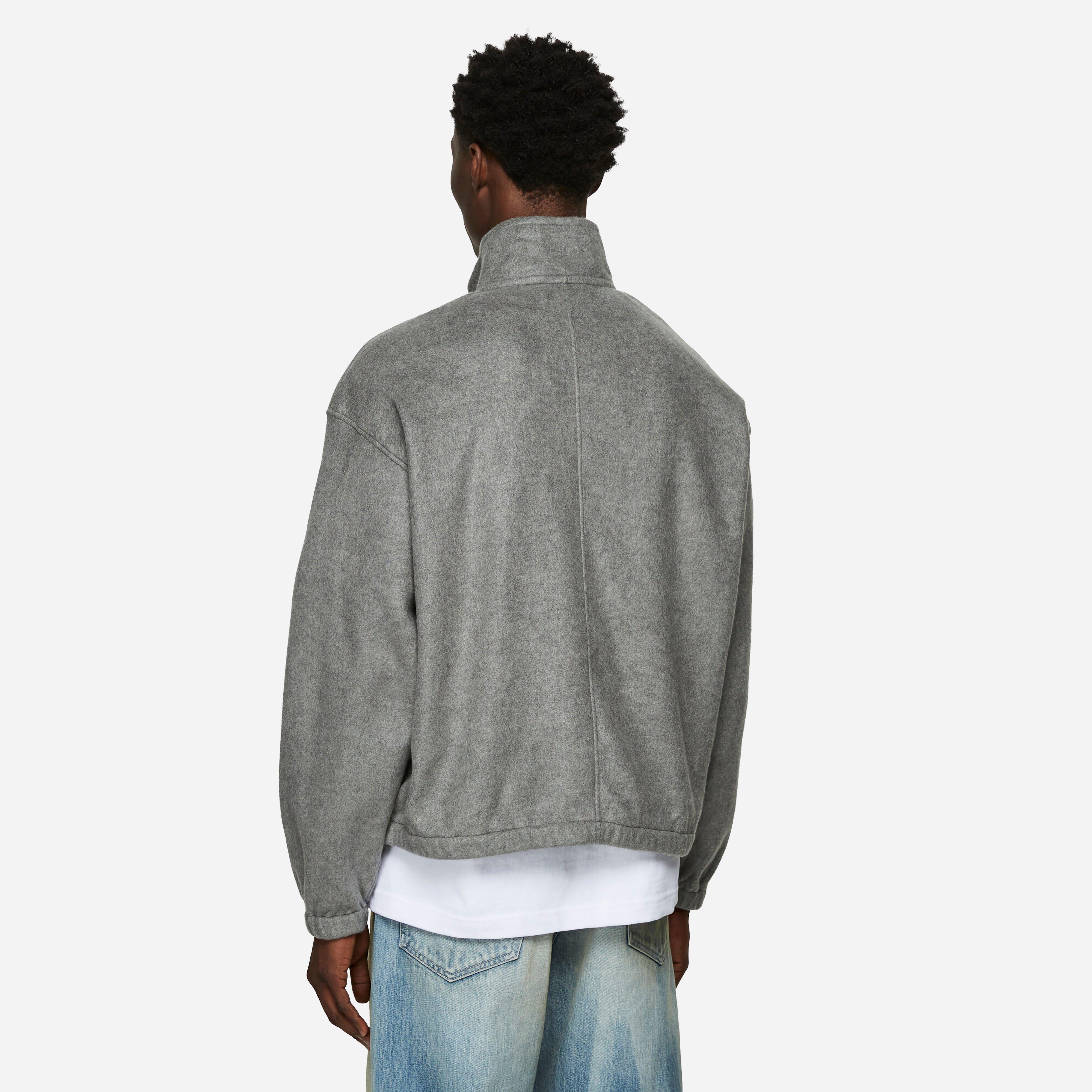 Auralee Silk Half Zip Fleece