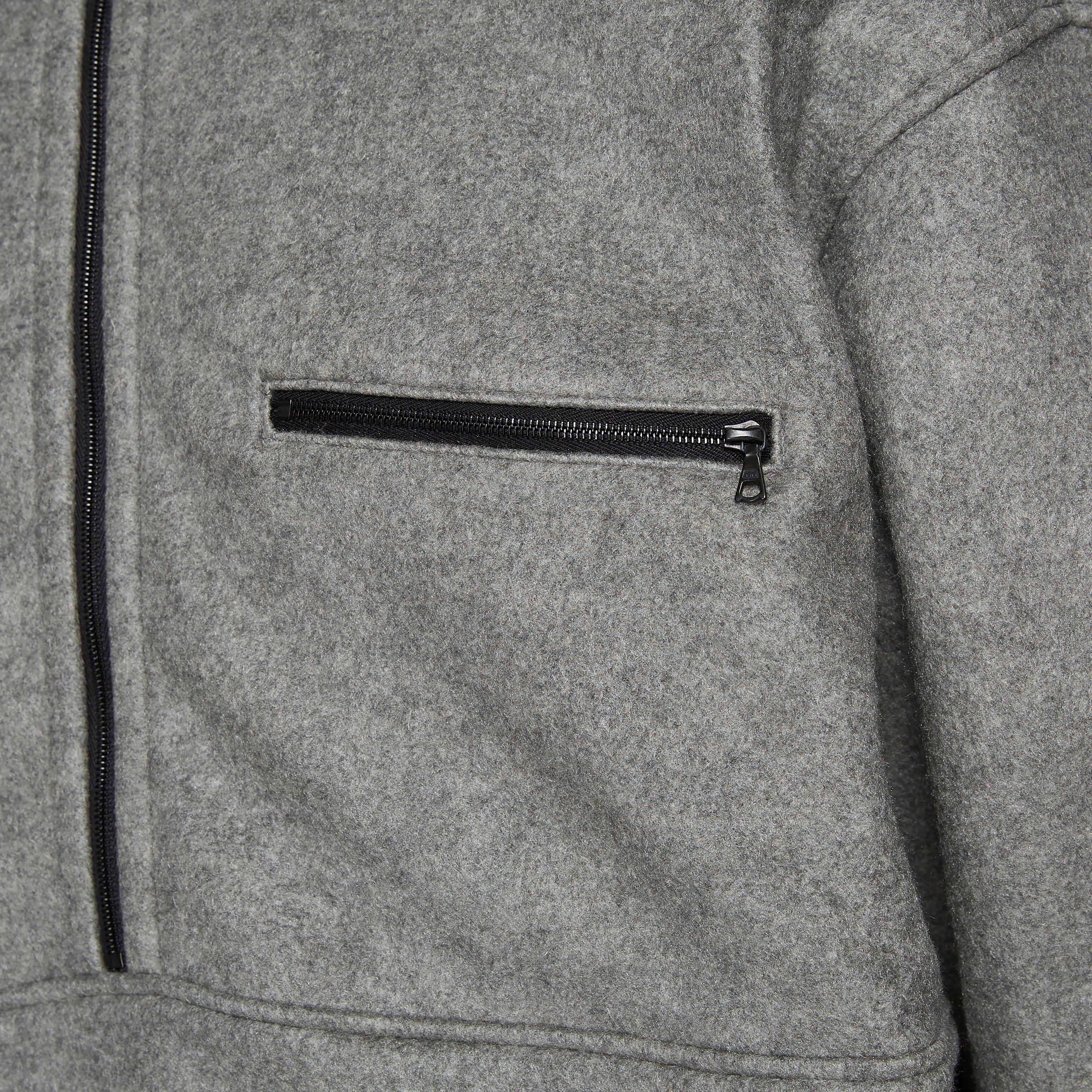 Auralee Silk Half Zip Fleece
