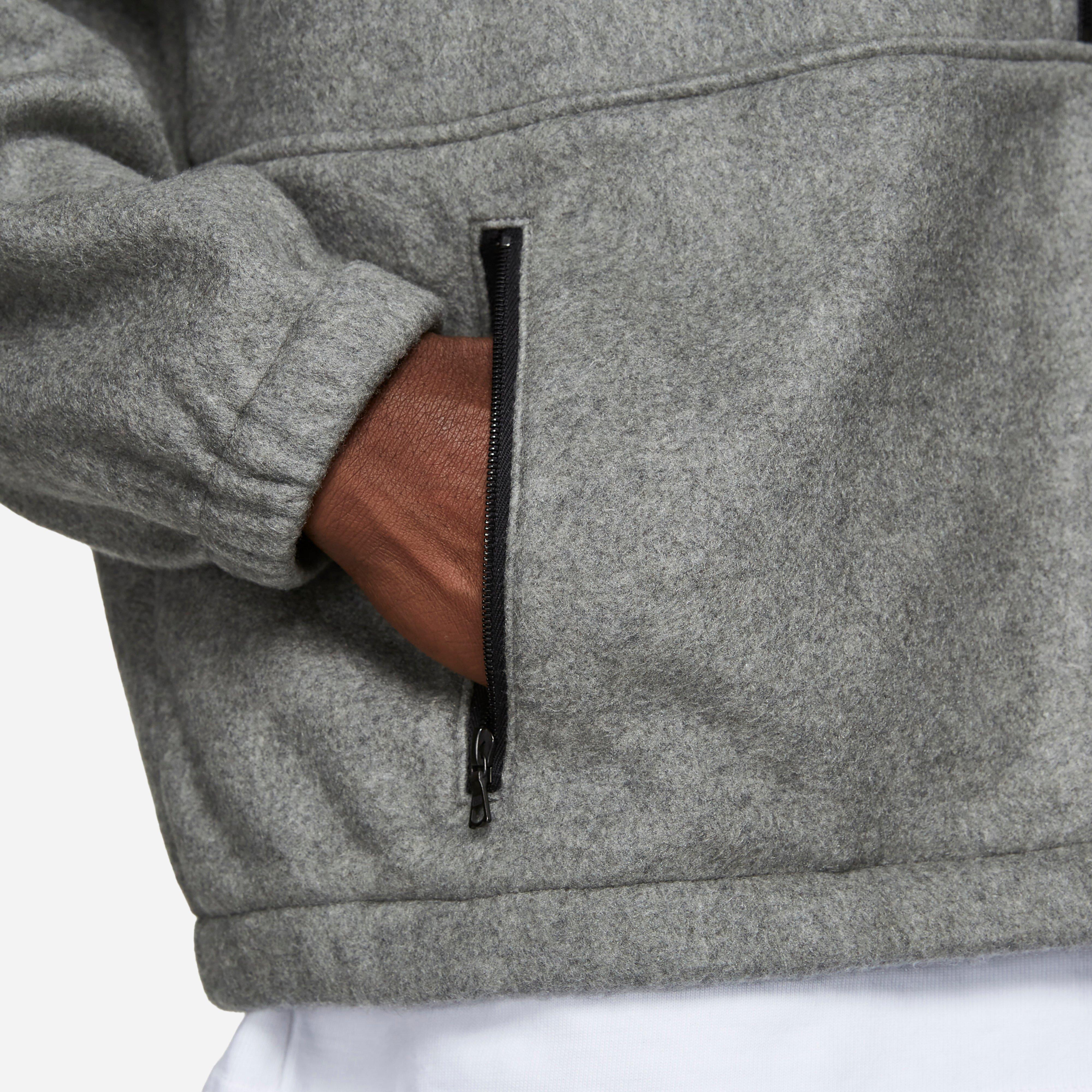 Auralee Silk Half Zip Fleece