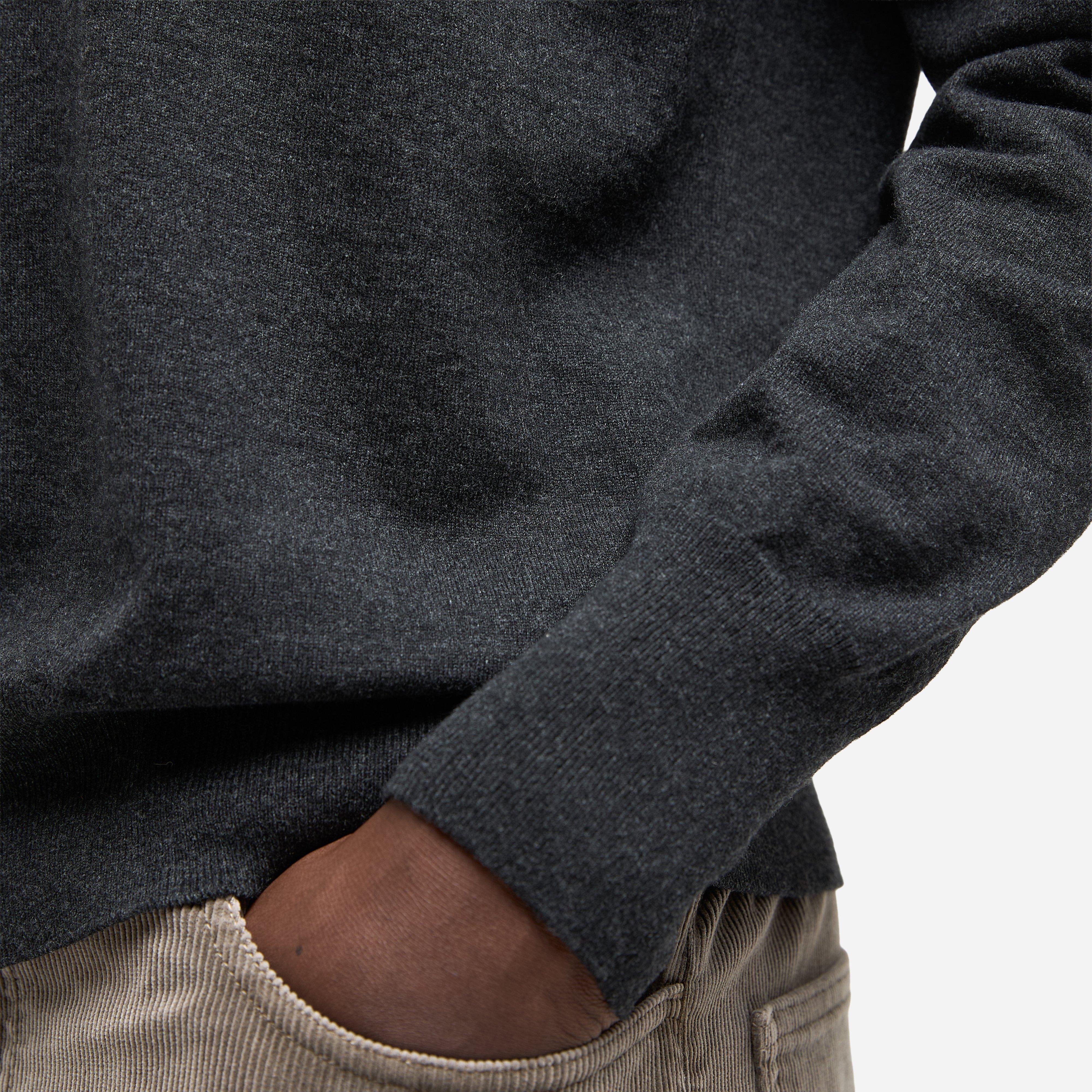 Auralee High Twist V Neck Sweatshirt