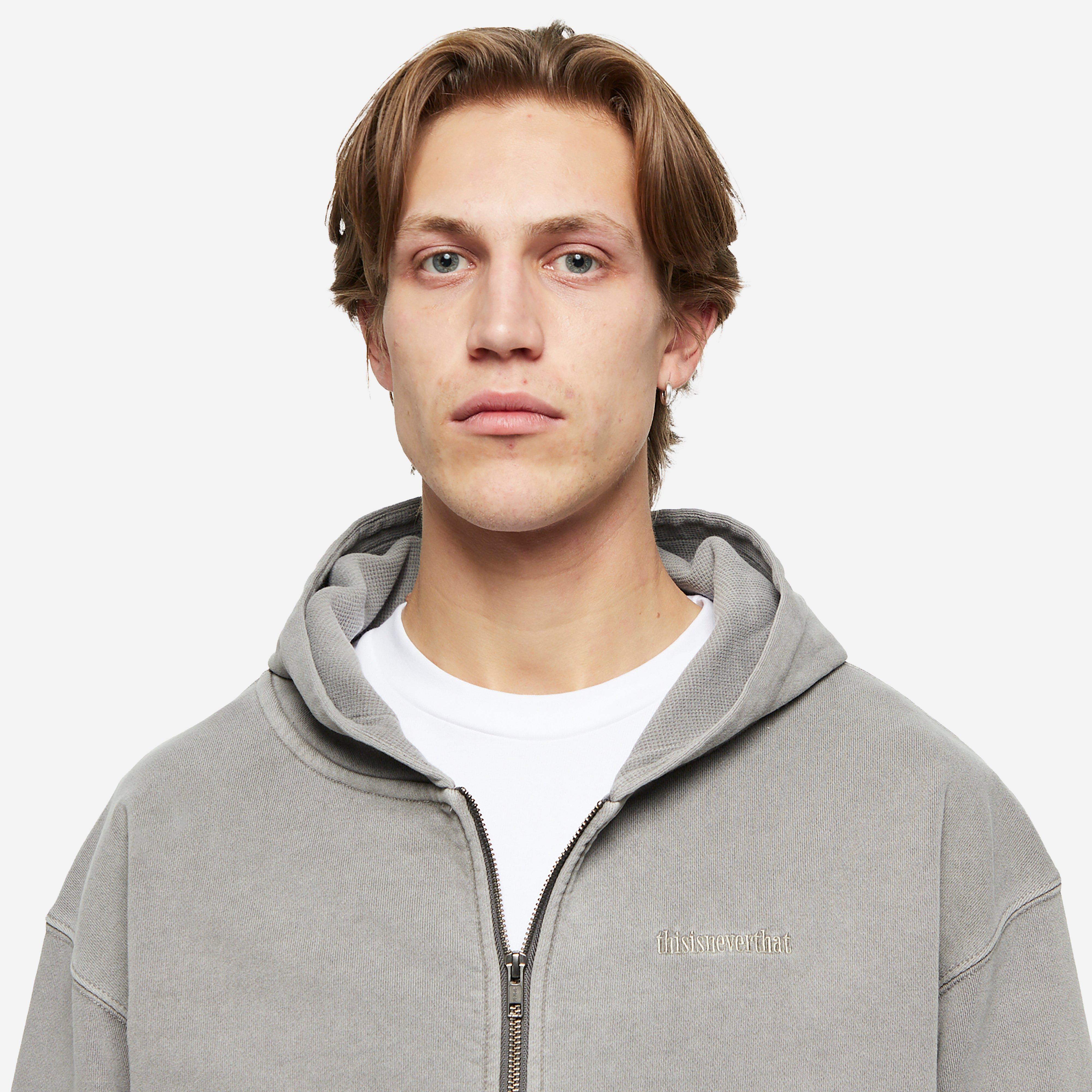 Grey Thisisneverthat Waffle Hoodie | HIP