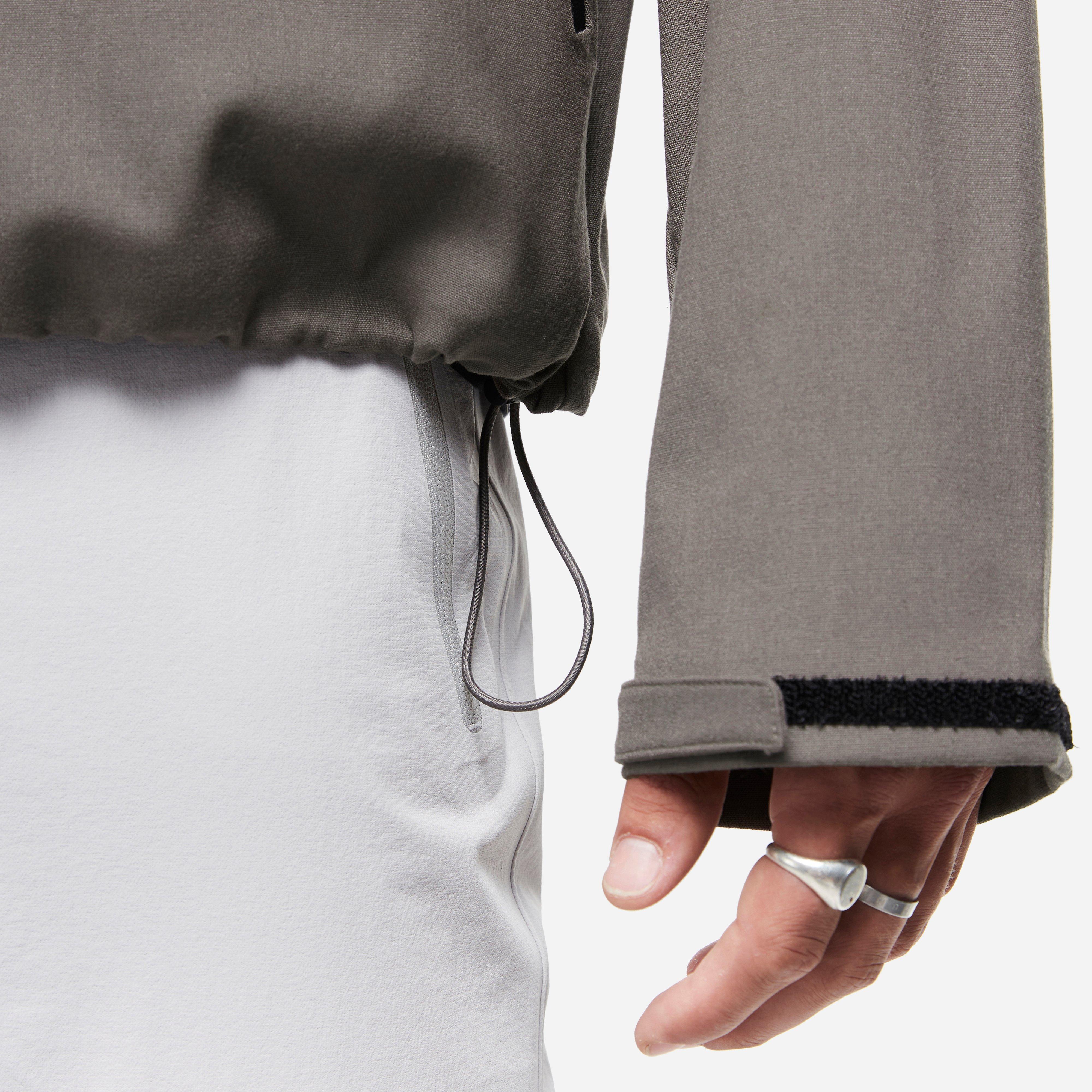 Hiking Patrol Waypoint Text Hooded Jacket