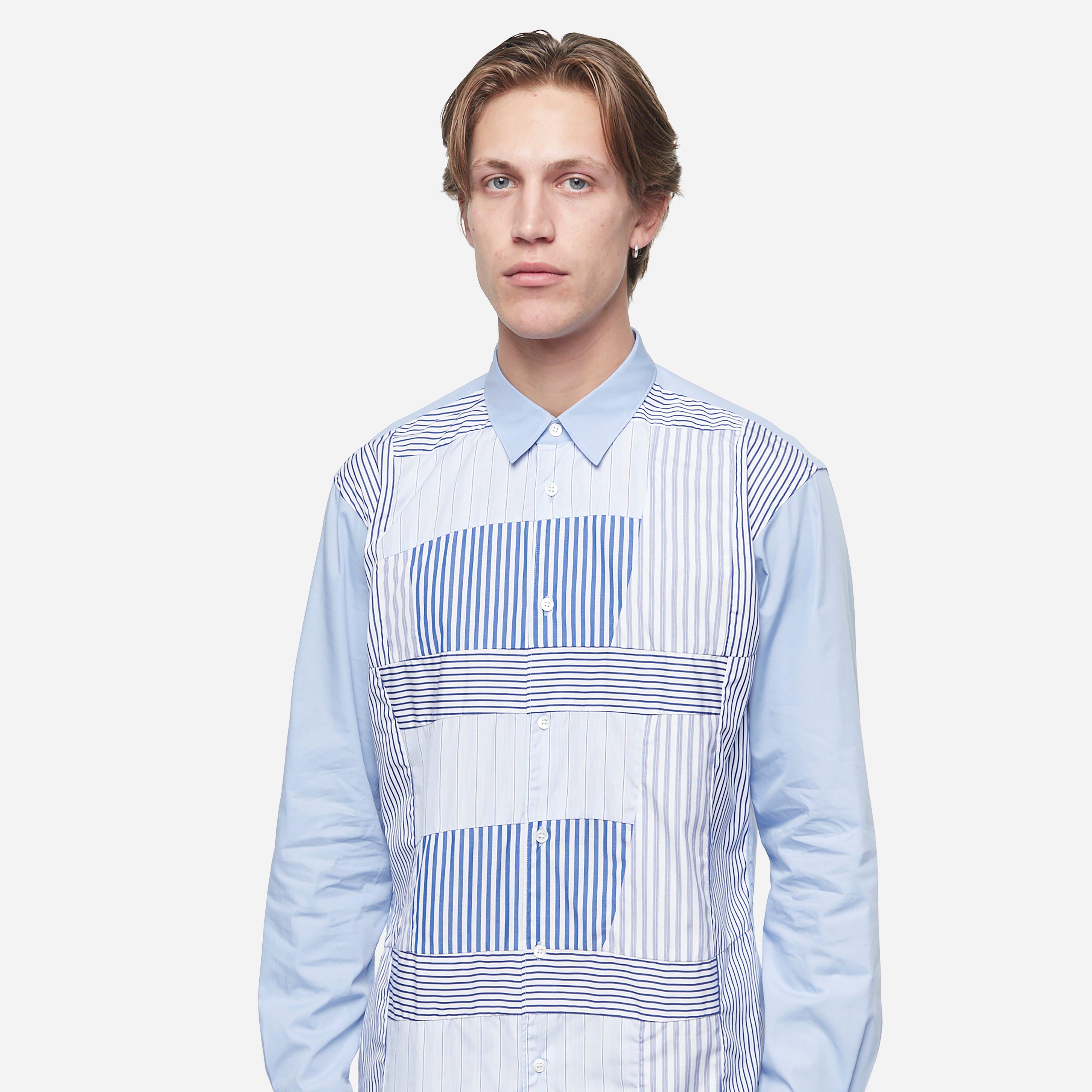 Comme des Garcons SHIRT Striped Panel Shirt