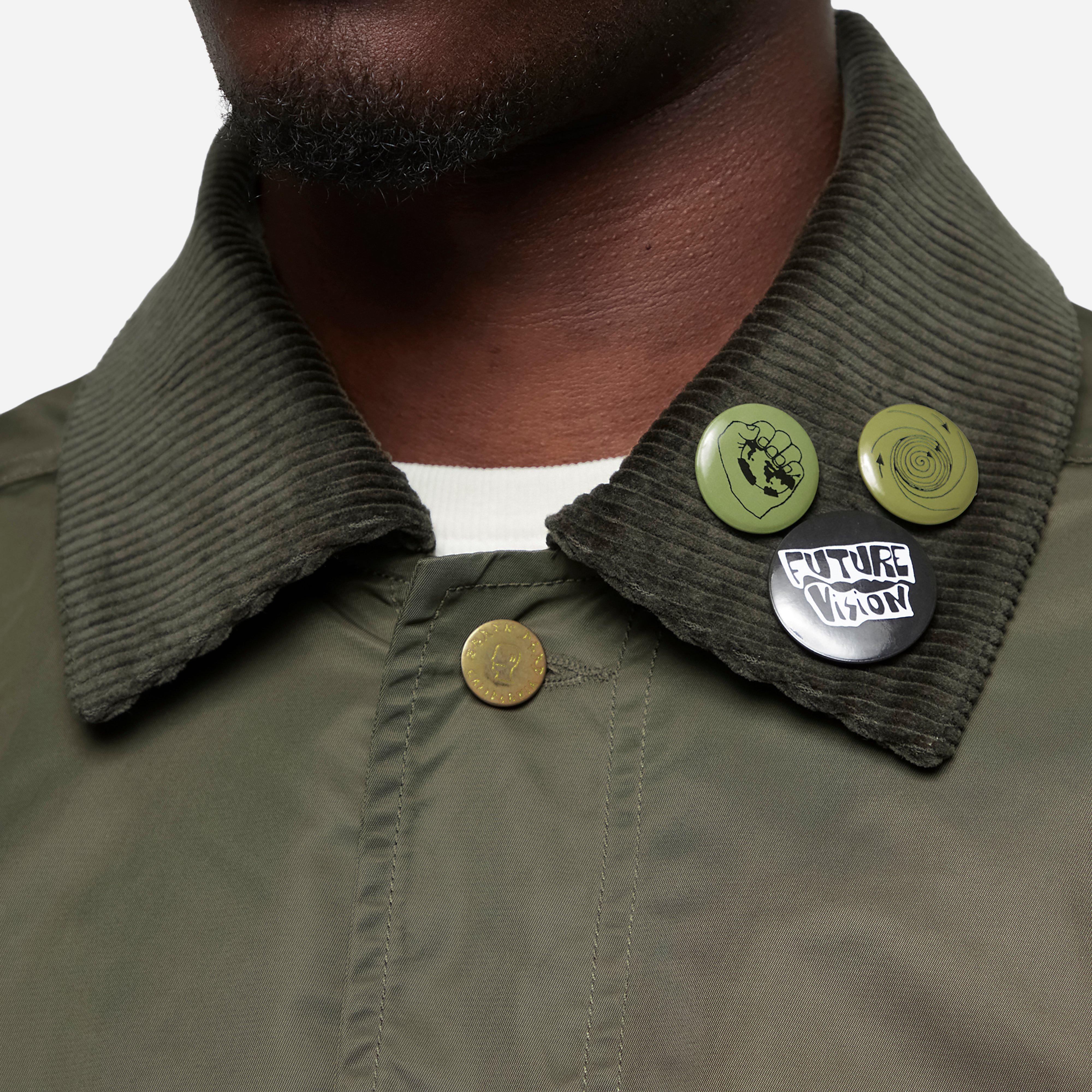 Green Brain Dead Cropped Chore Jacket | HIP