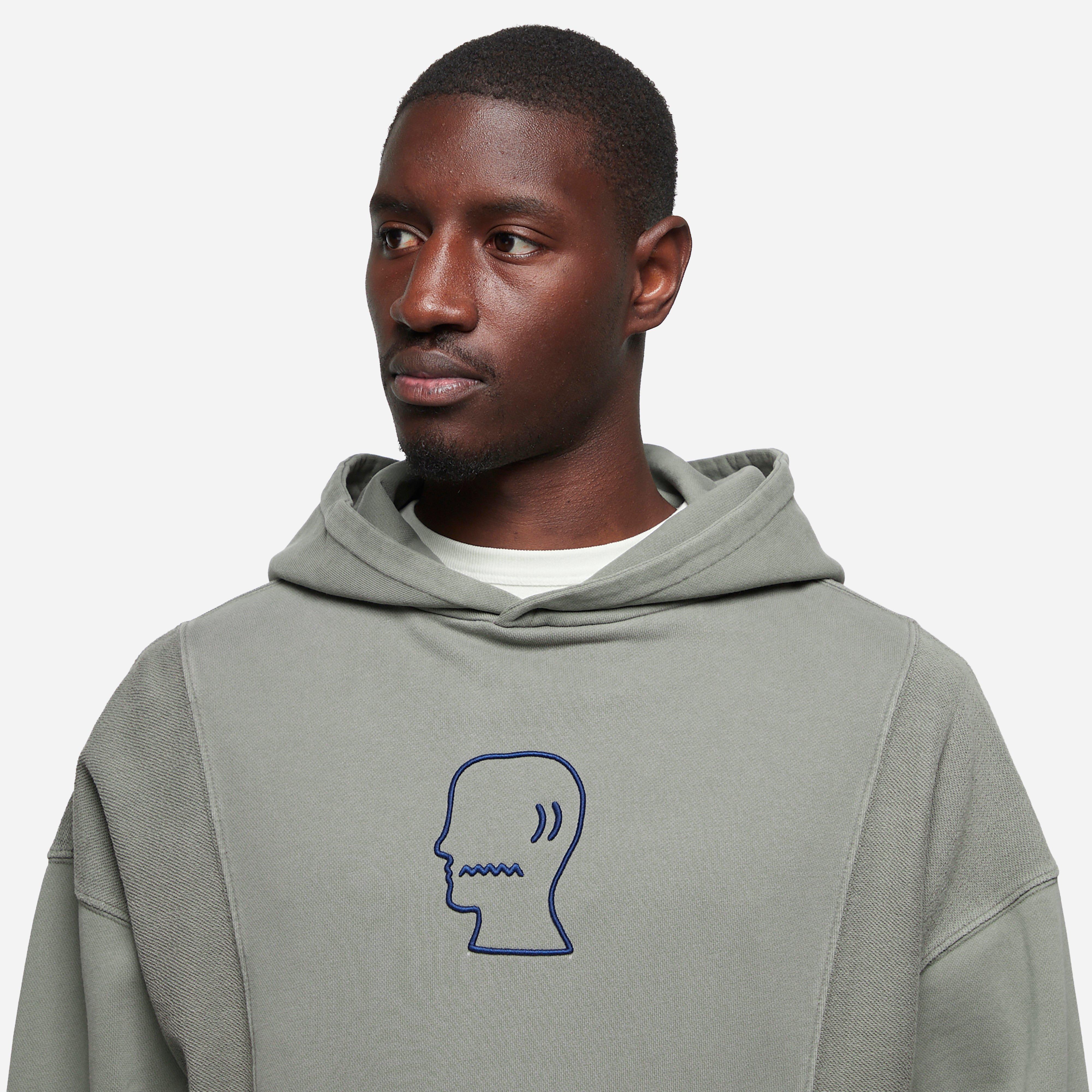 Brain Dead Mendoza Cropped Hoodie