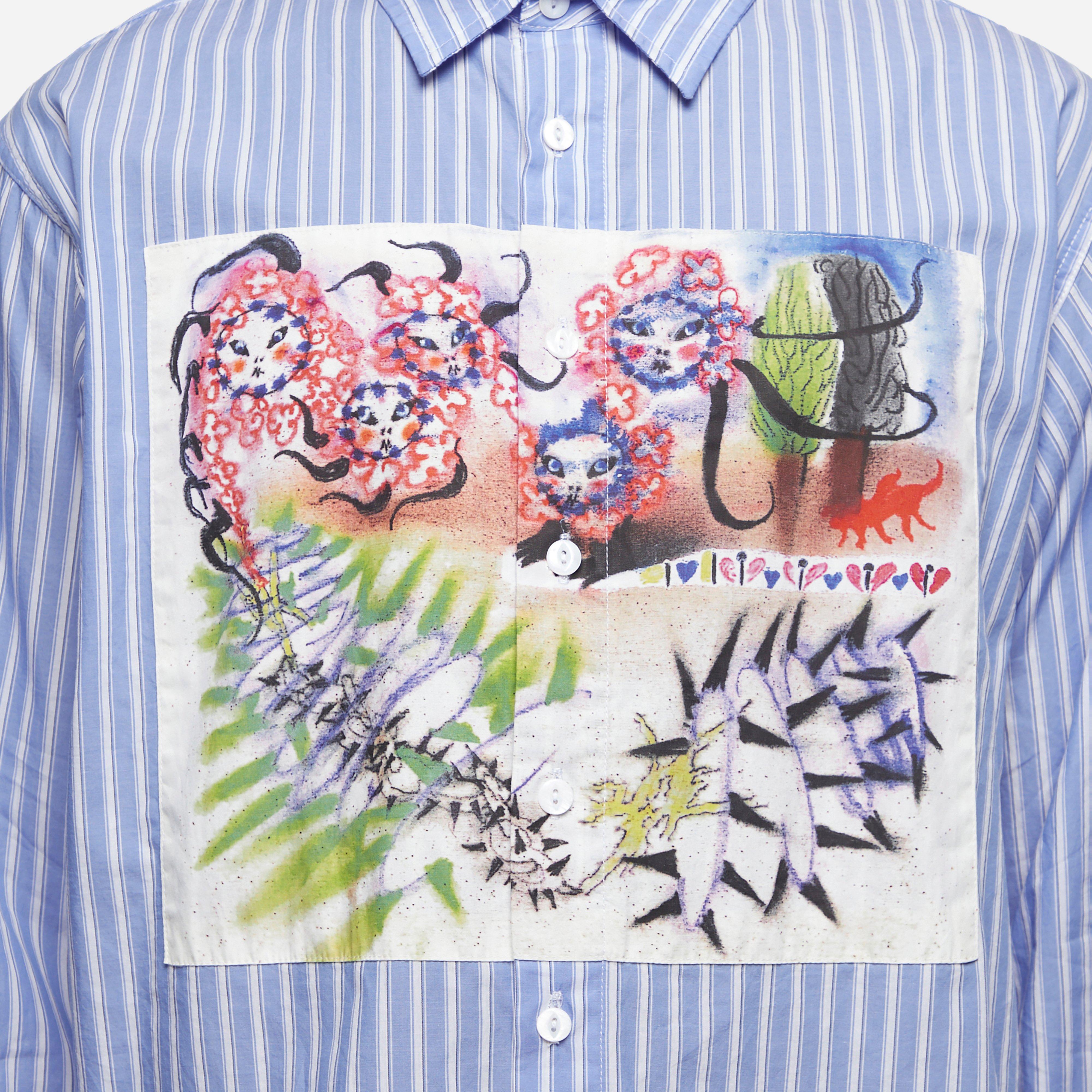 Brain Dead Omer Striped Oxford Shirt