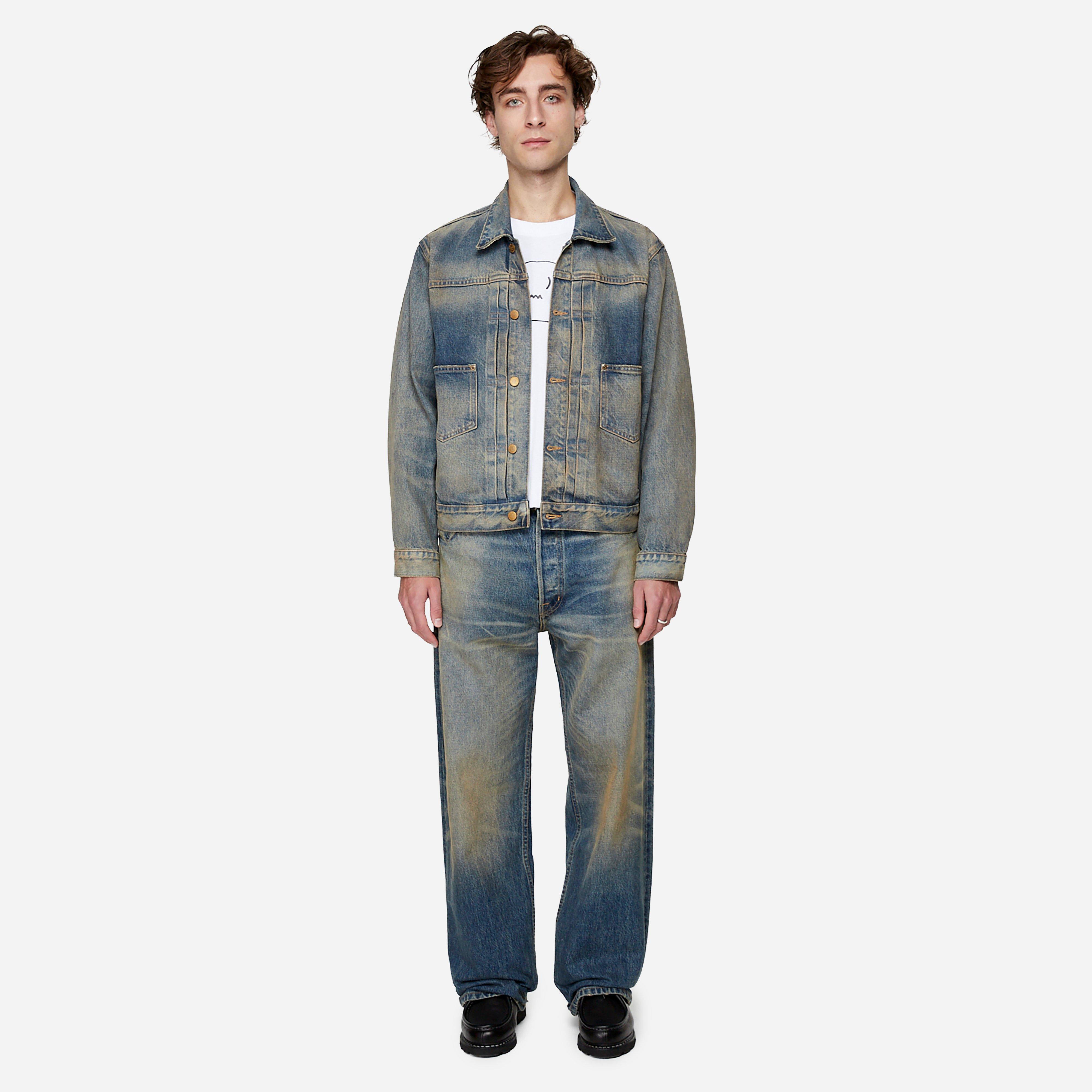 Brain Dead 14.75oz Selvedge Denim Trucker Jacket