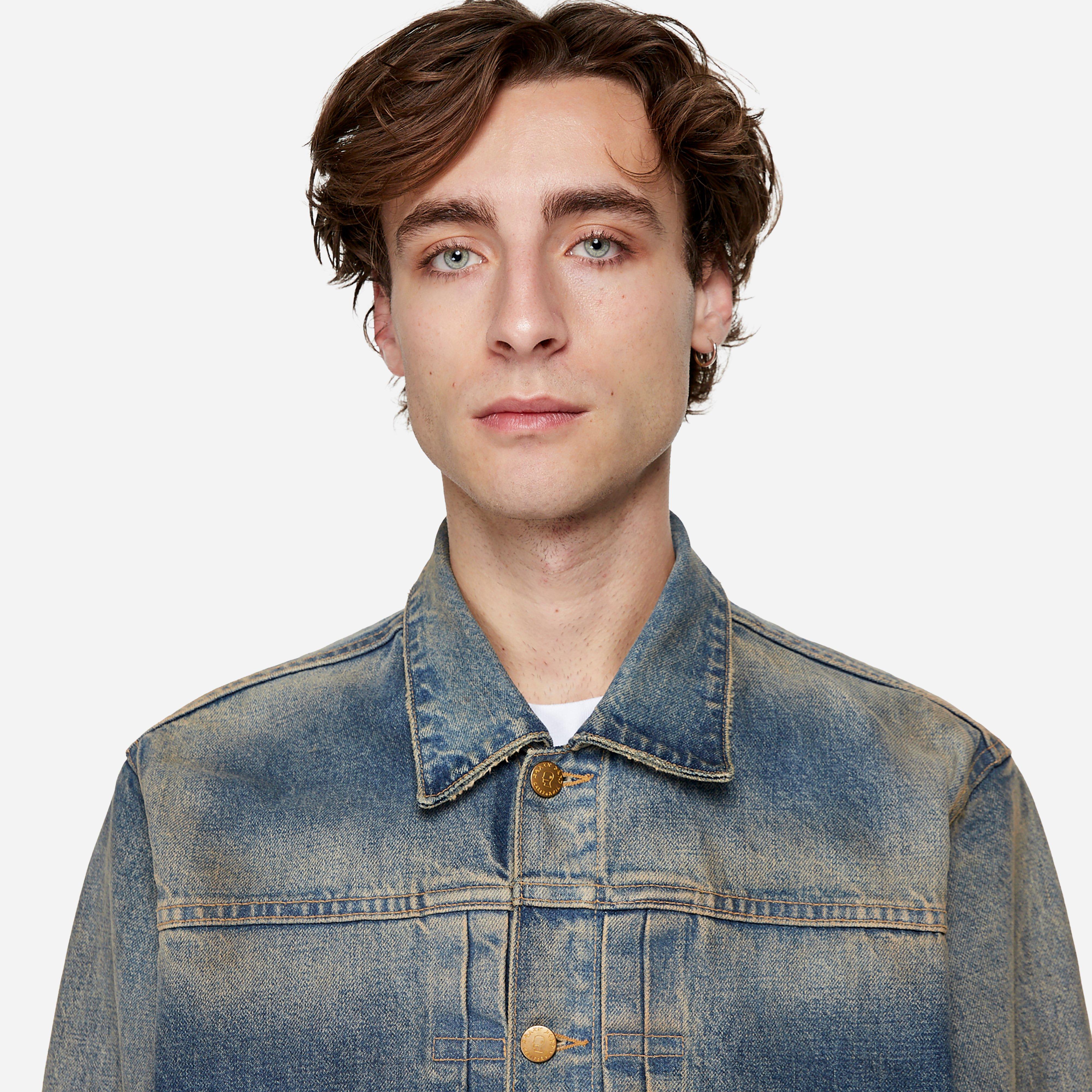 Brain Dead 14.75oz Selvedge Denim Trucker Jacket