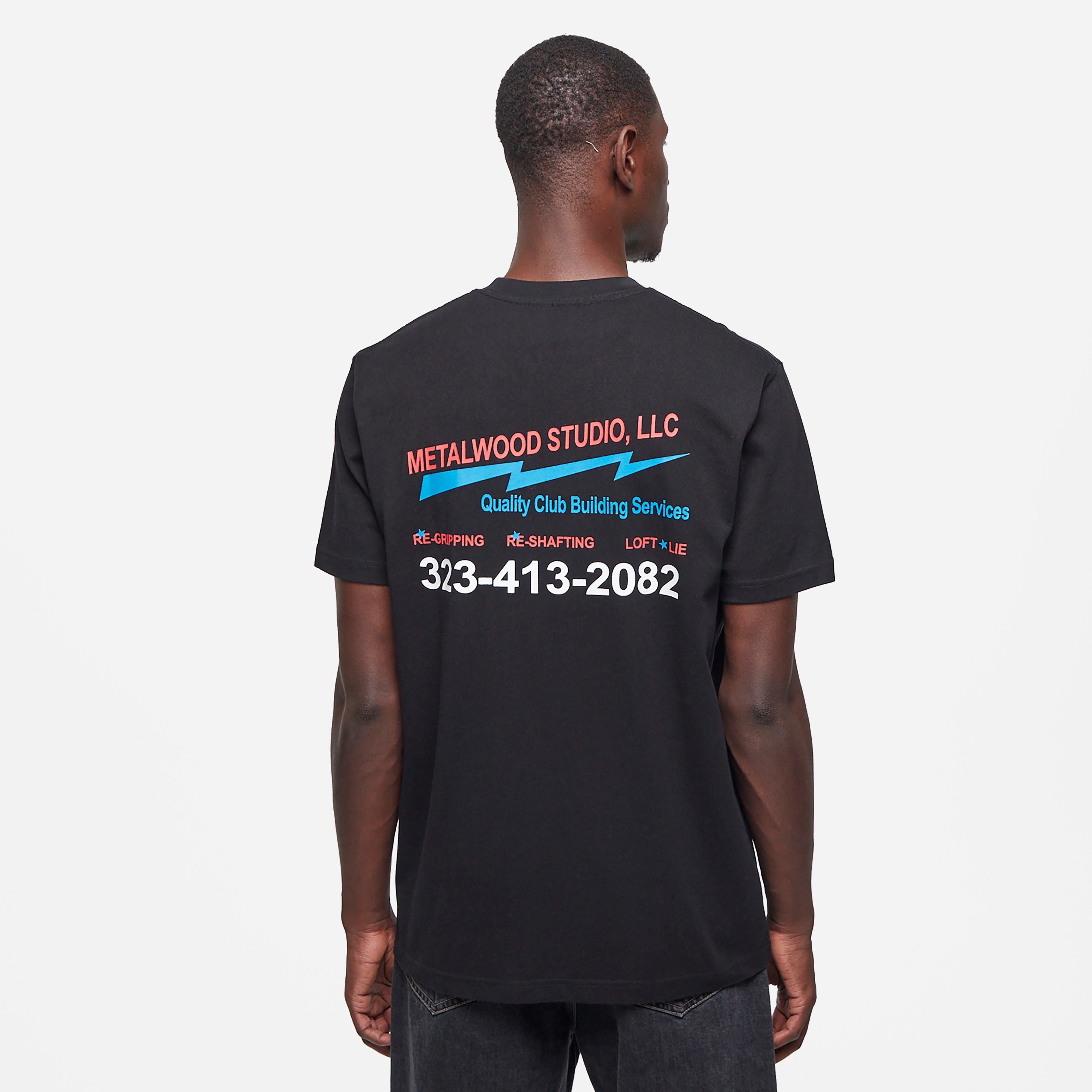 Metalwood Studio Club Building T-Shirt