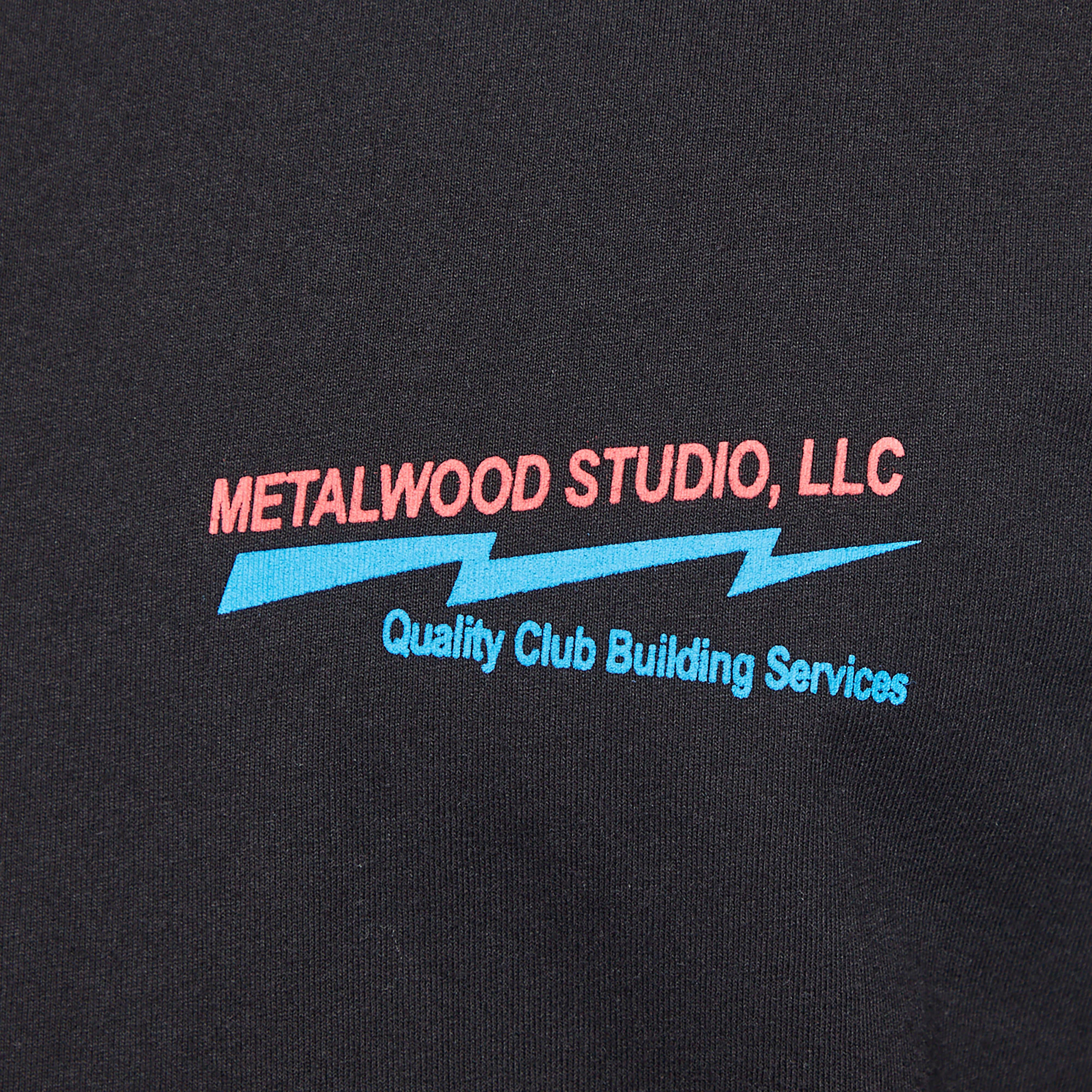 Metalwood Studio Club Building T-Shirt