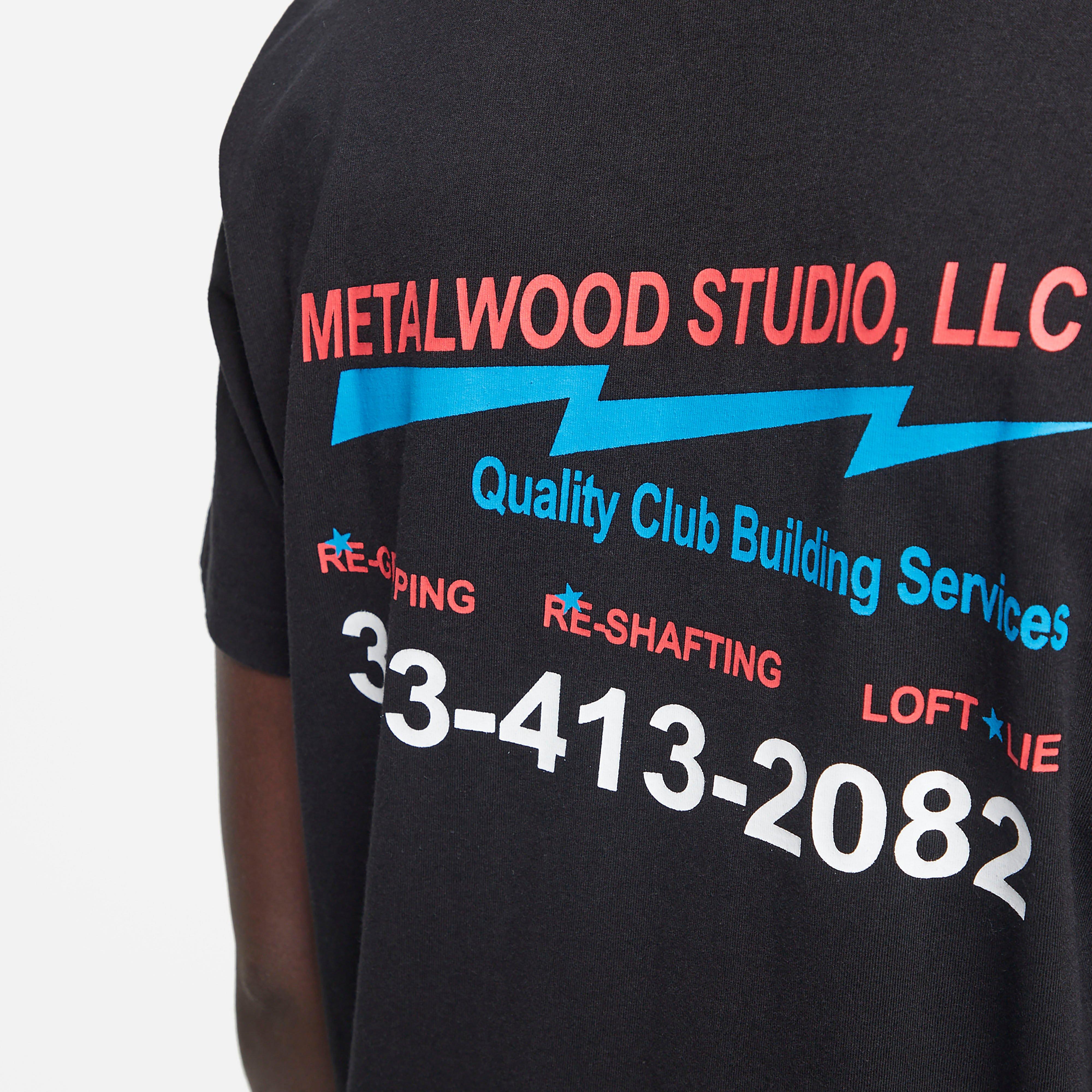 Metalwood Studio Club Building T-Shirt