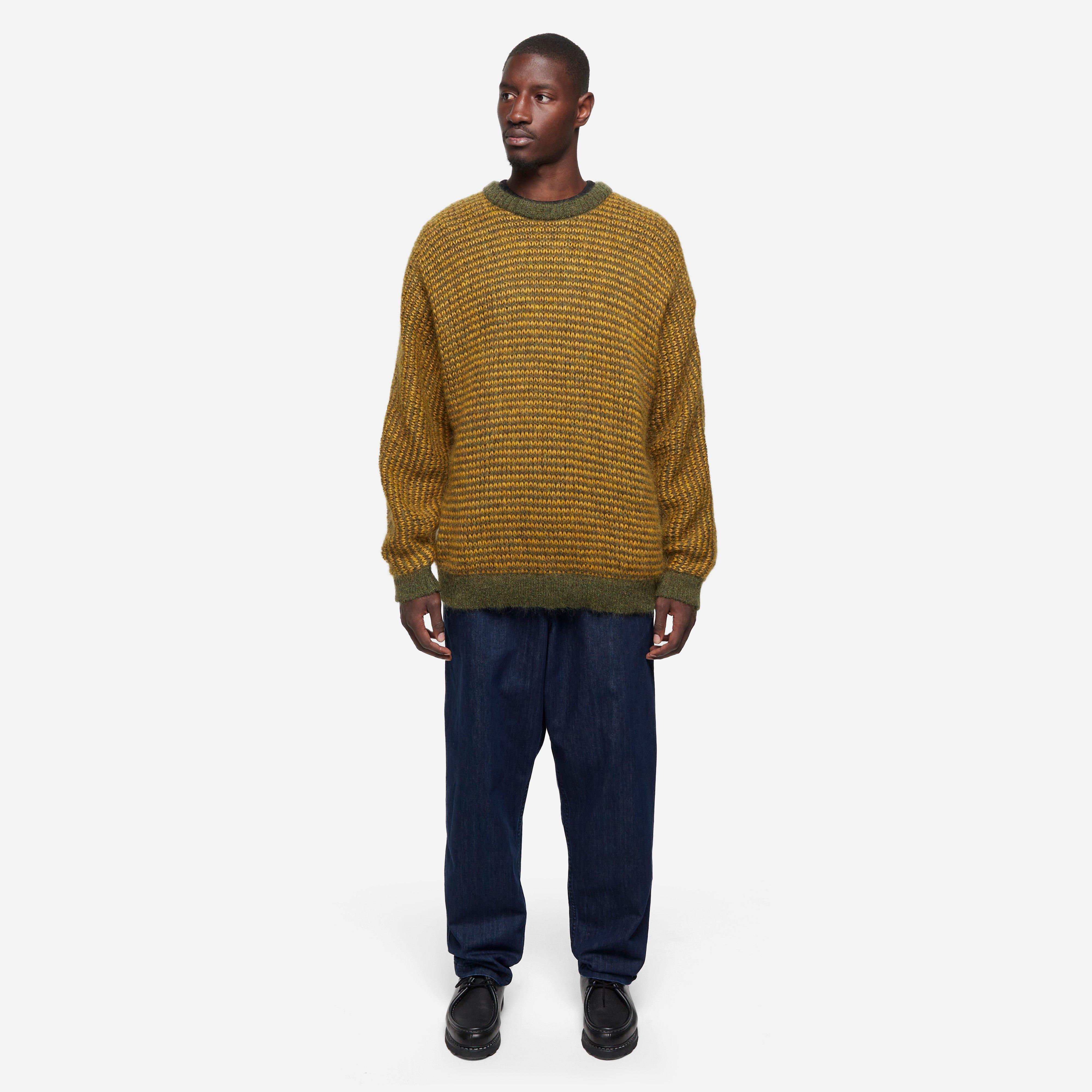 YMC Black Palm Mohair Knit