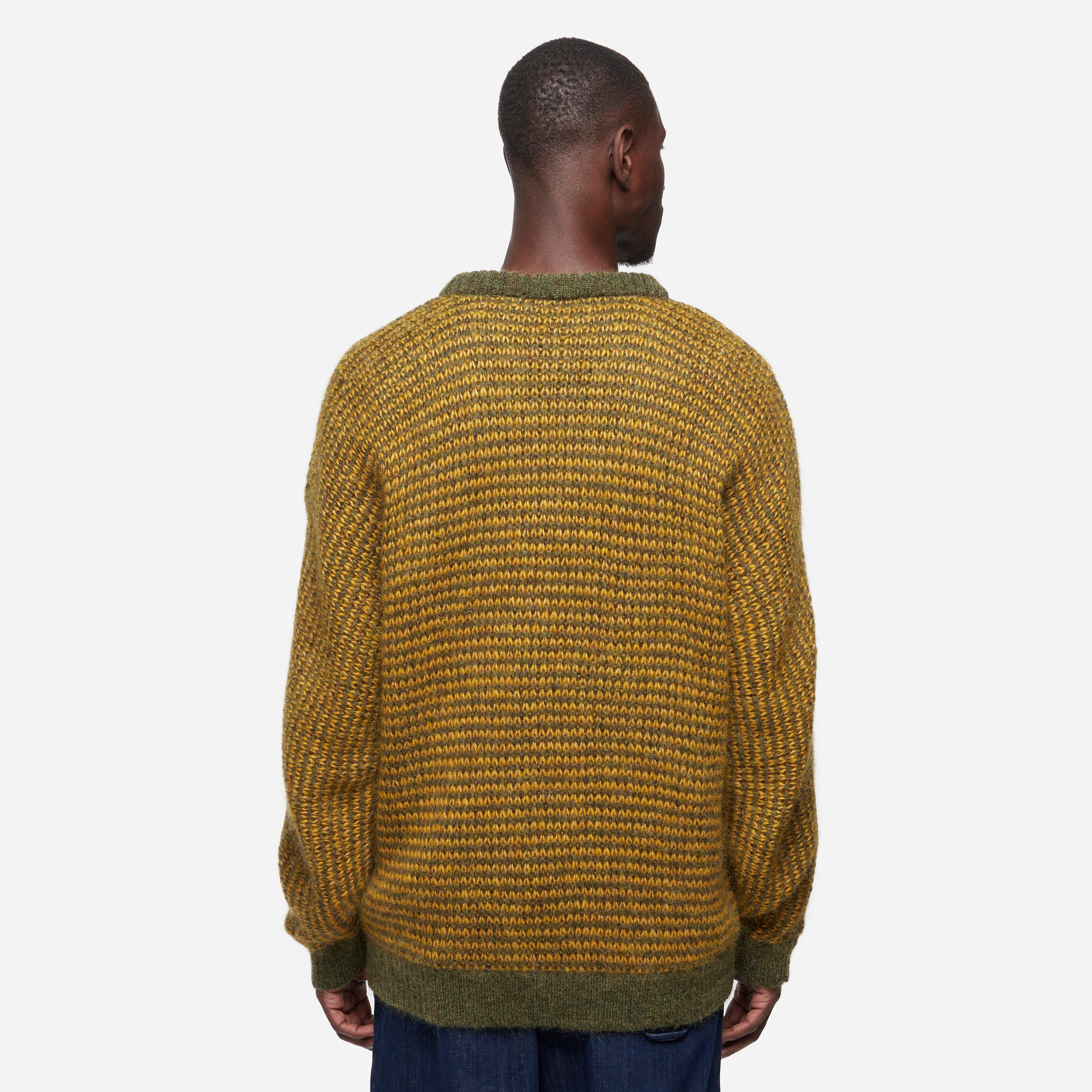 YMC Black Palm Mohair Knit