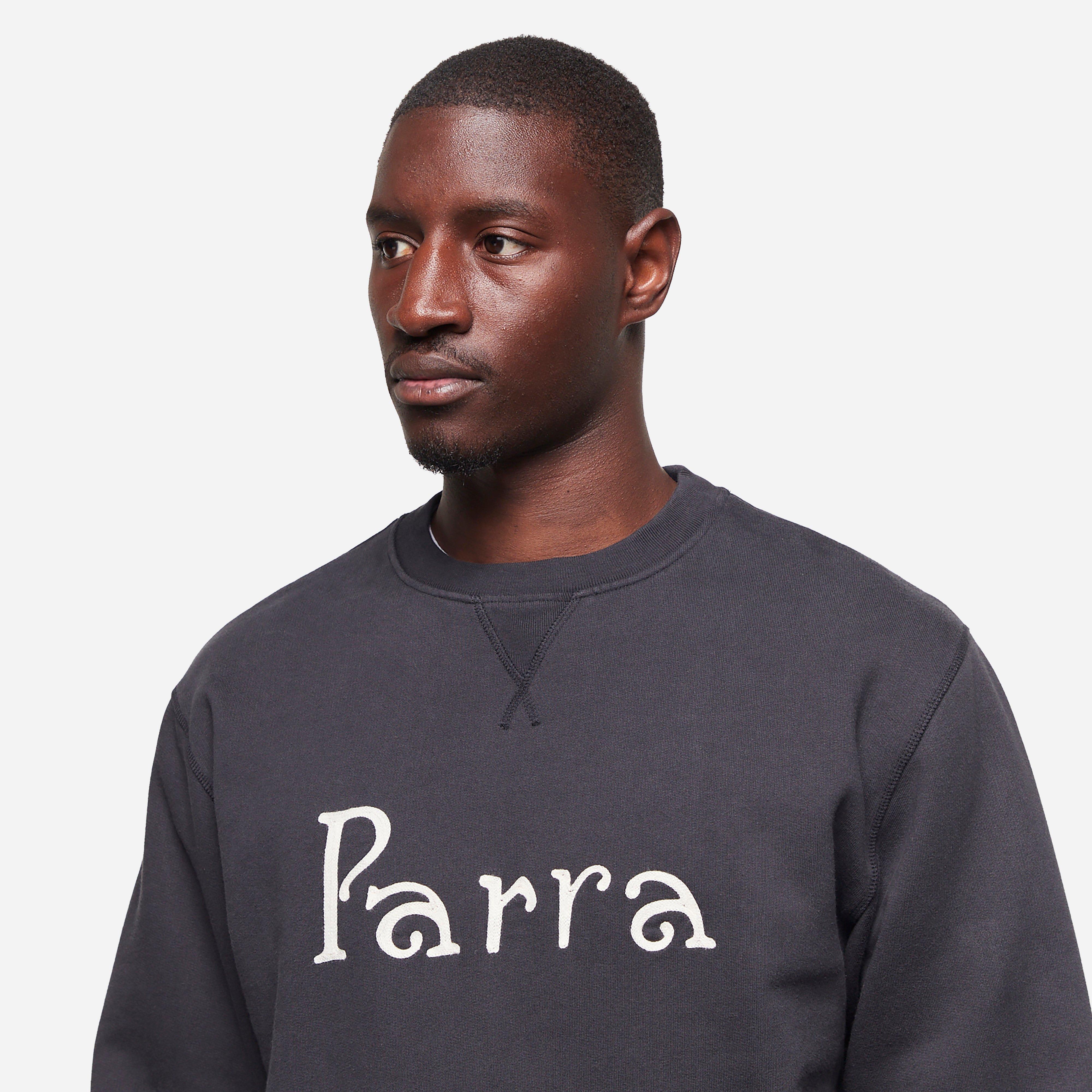 by Parra Weird Traditional Logo Crewneck Sweatshirt