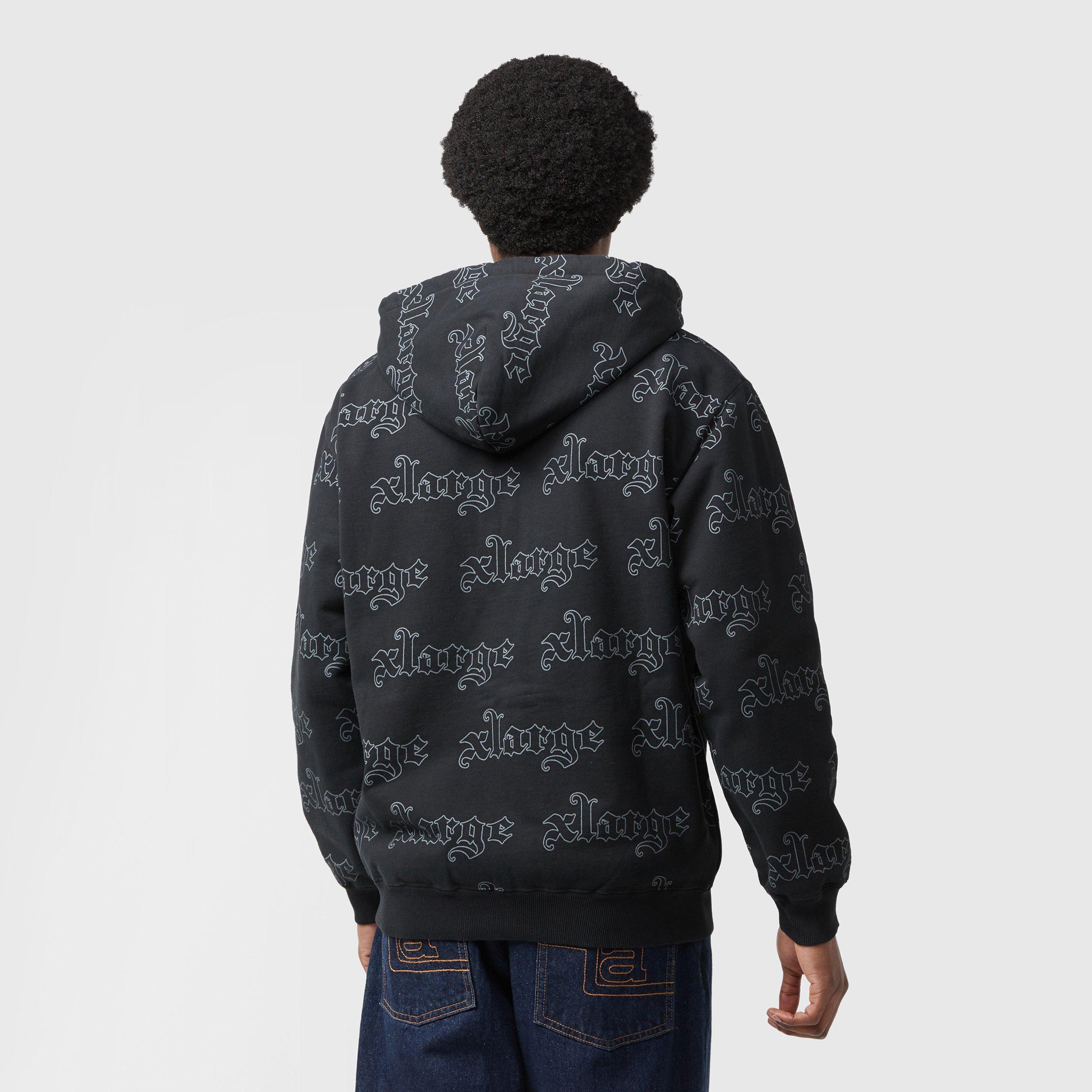 XLARGE Allover Logo Zip Hoodie