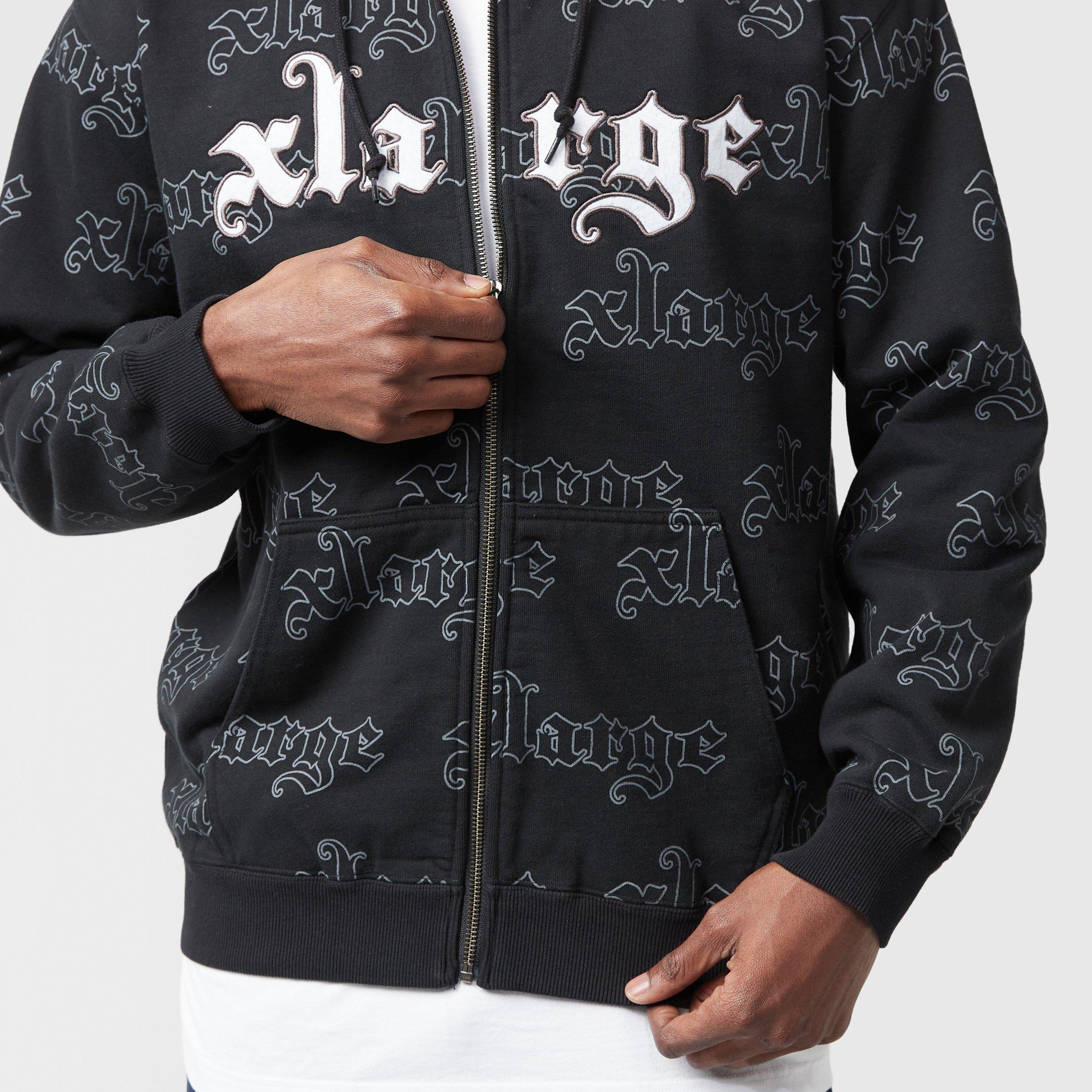 XLARGE Allover Logo Zip Hoodie