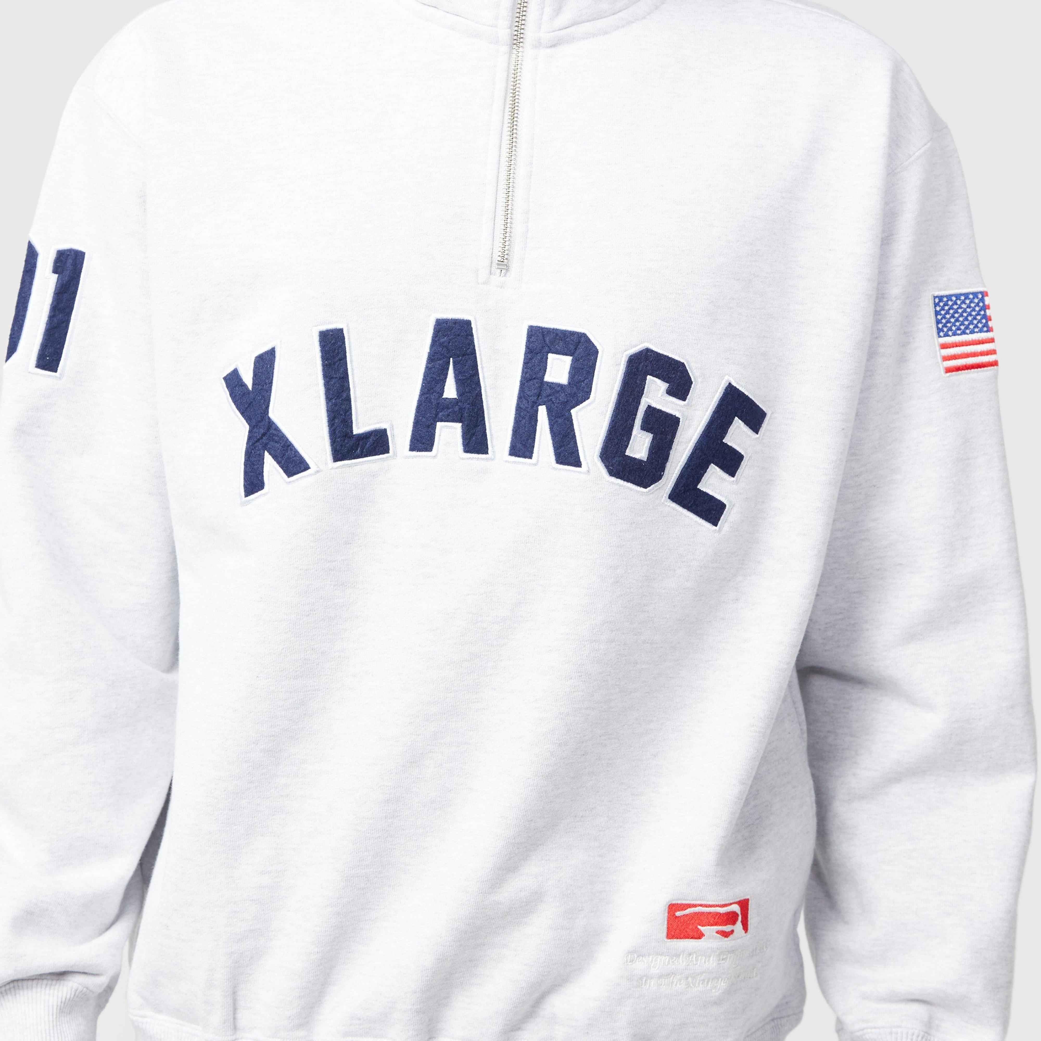 XLARGE Arch Logo 1/4 Zip Sweatshirt