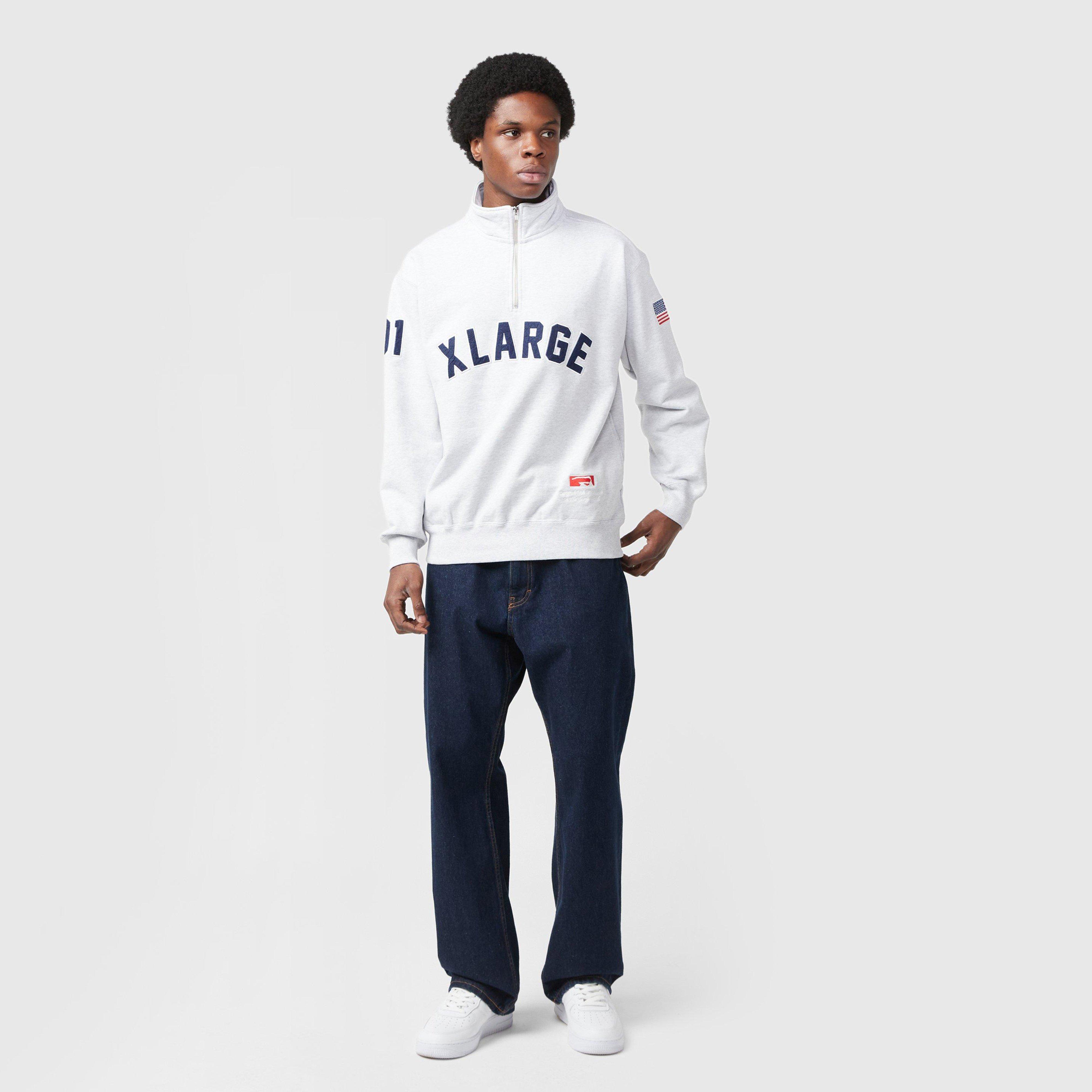XLARGE Arch Logo 1/4 Zip Sweatshirt