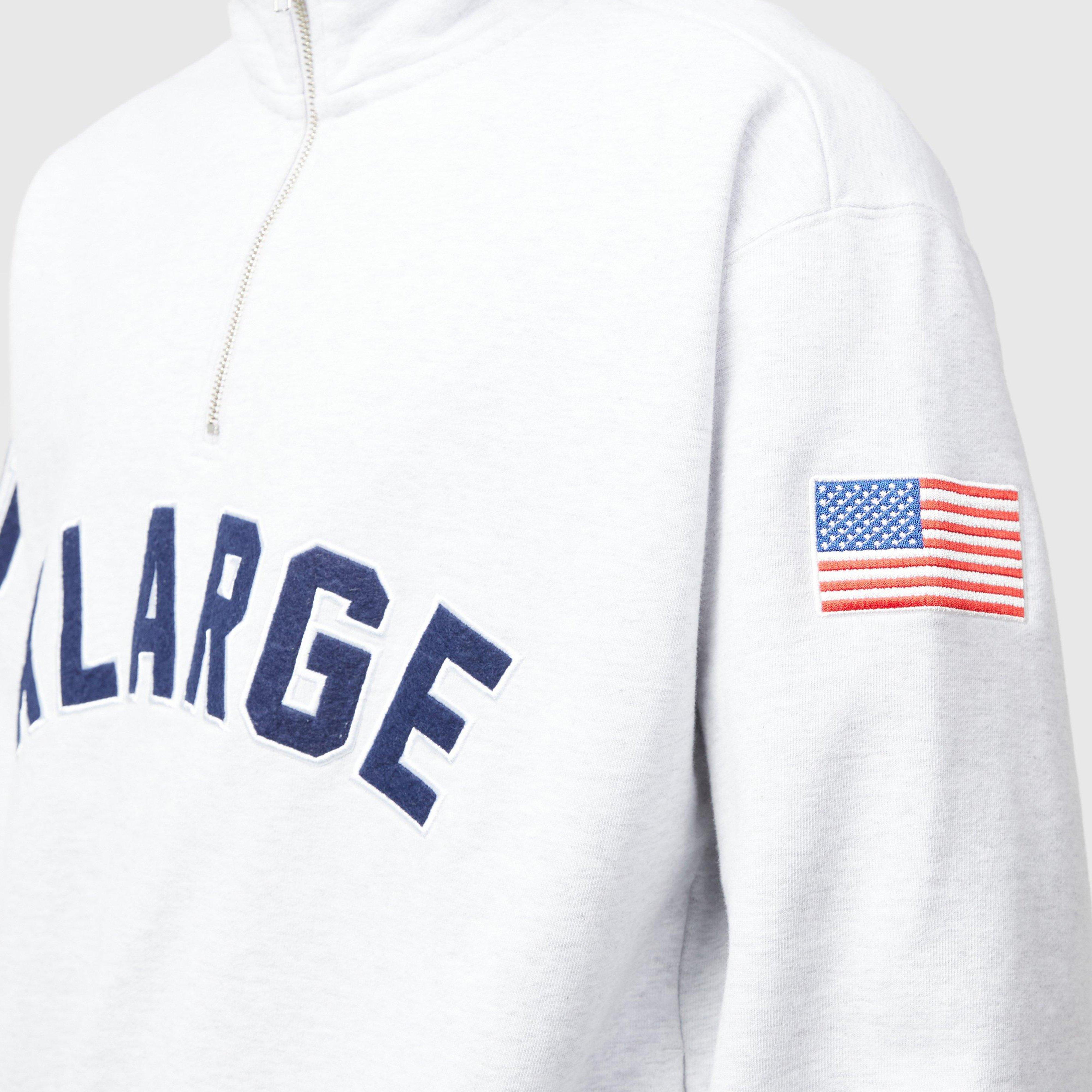 XLARGE Arch Logo 1/4 Zip Sweatshirt