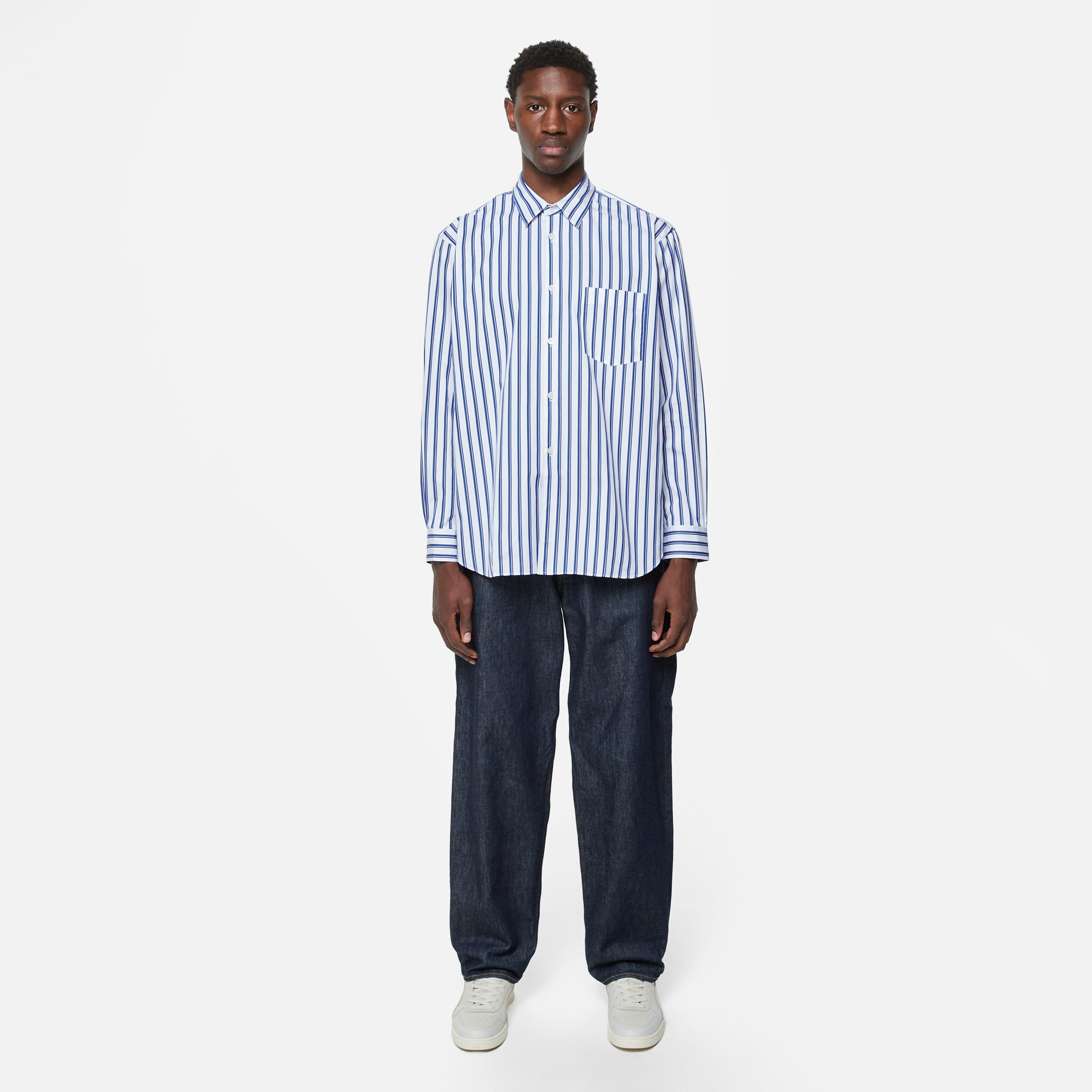 Comme des Garcons SHIRT White Striped Shirt