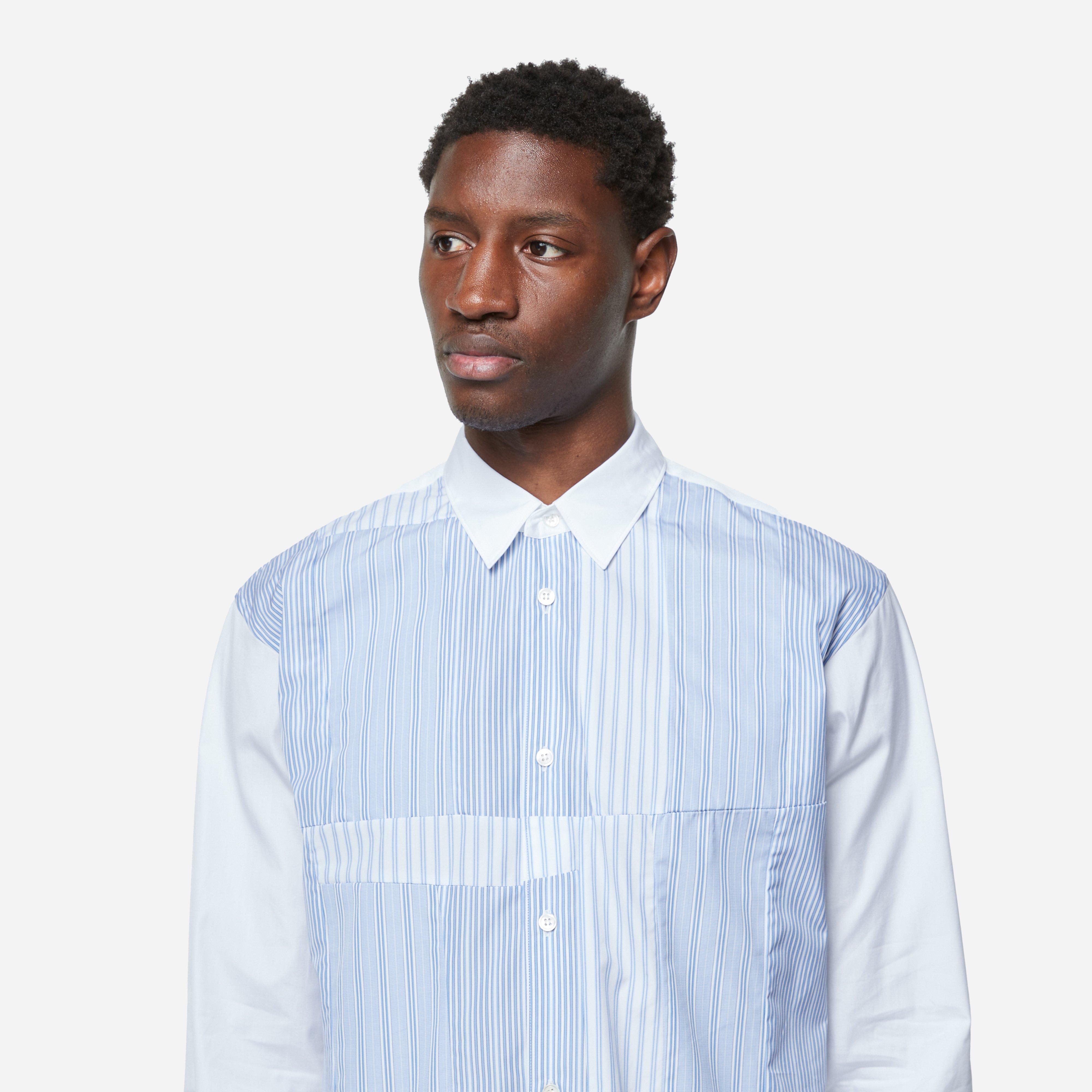Comme des Garcons SHIRT Striped Panel Shirt