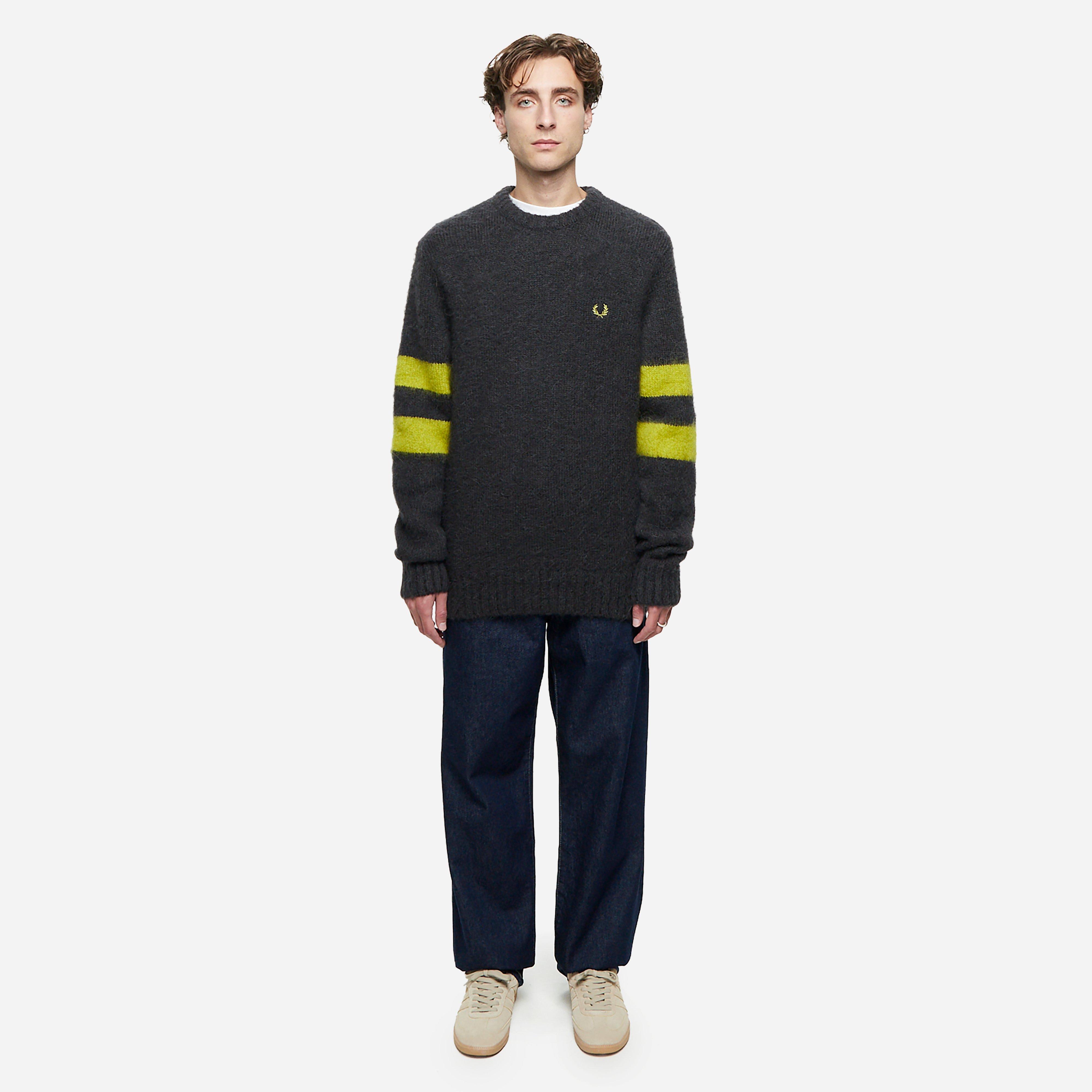 Fred Perry Chunky Tipped Knit Sweatshirt