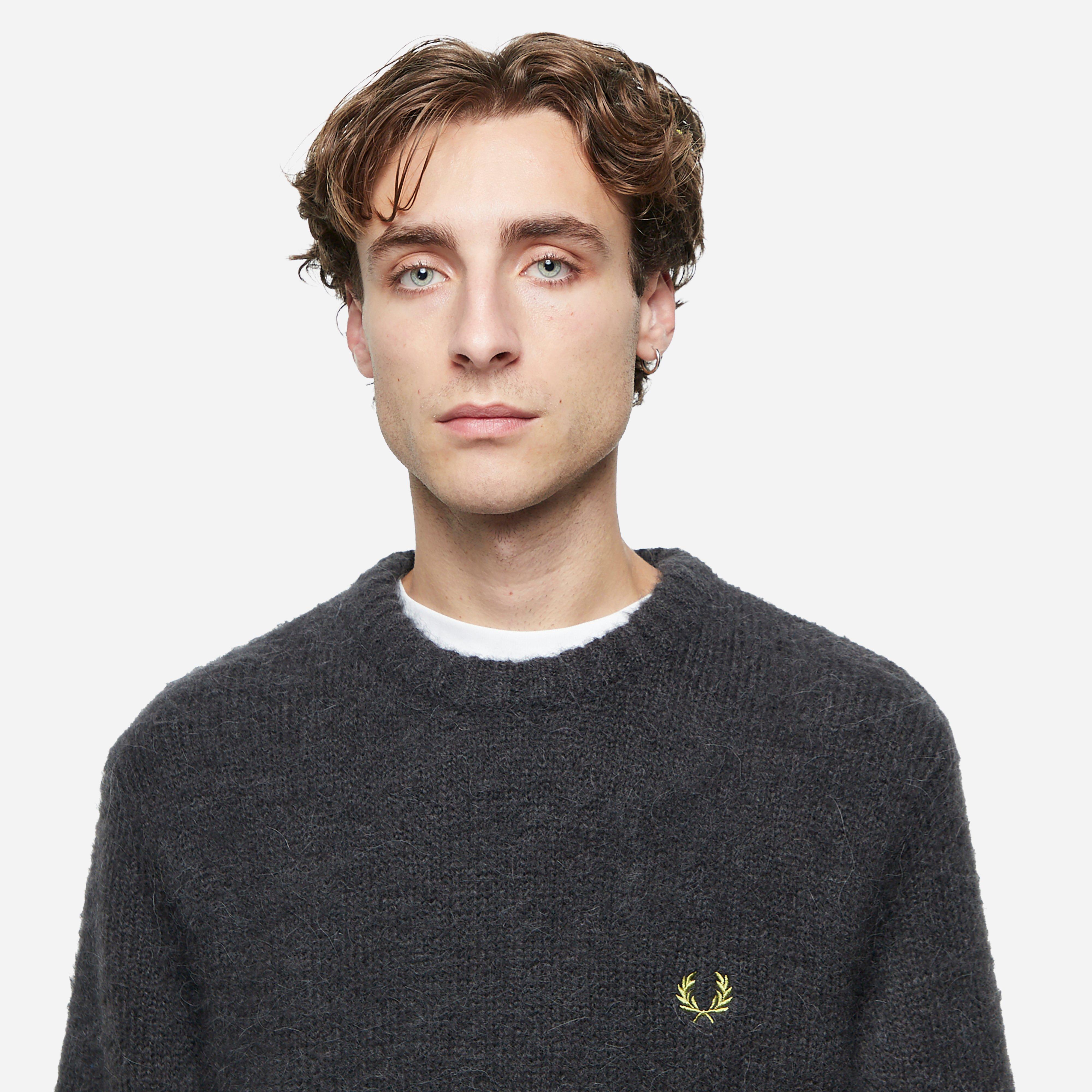 Fred Perry Chunky Tipped Knit Sweatshirt