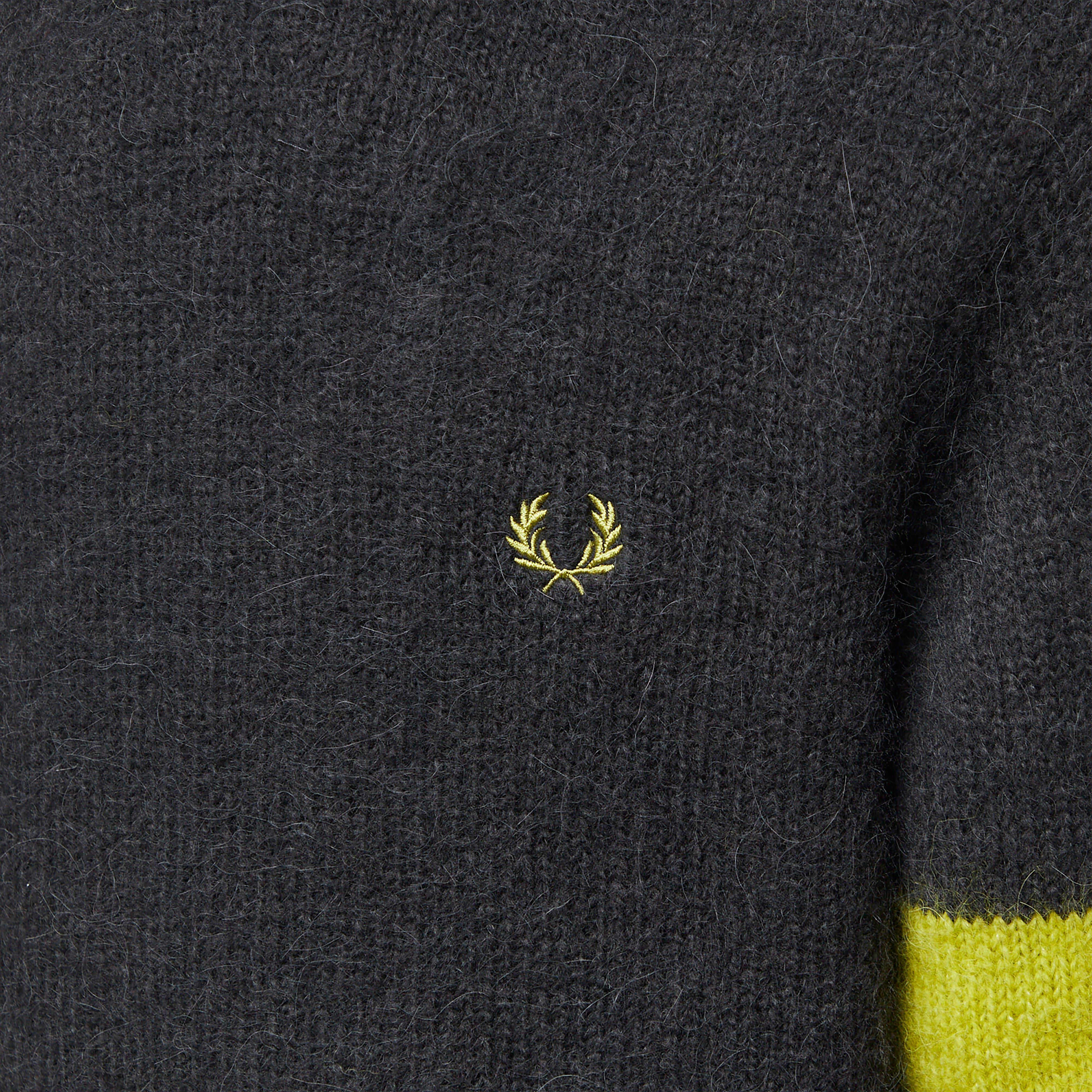 Fred Perry Chunky Tipped Knit Sweatshirt