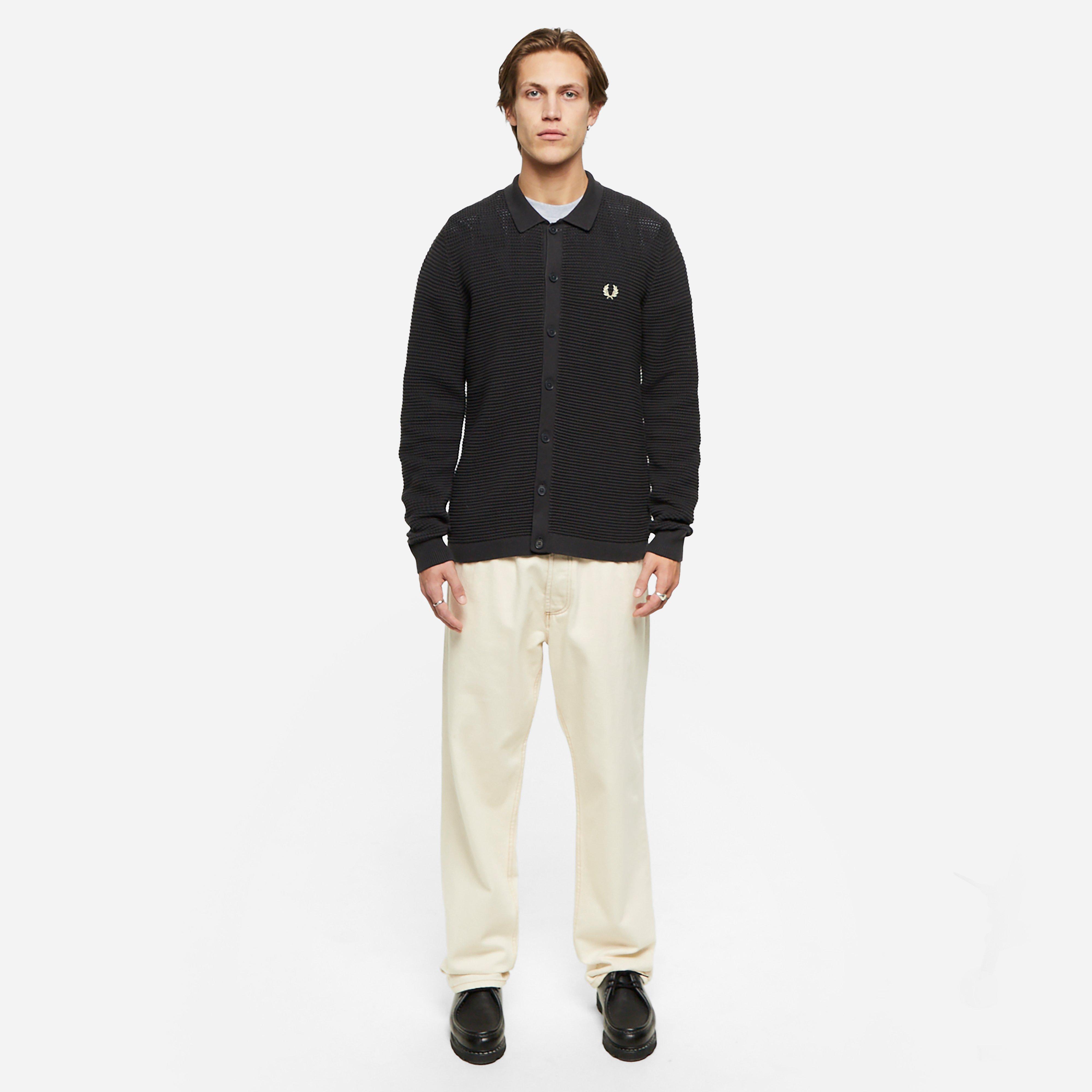 Fred Perry Pointelle Cardigan