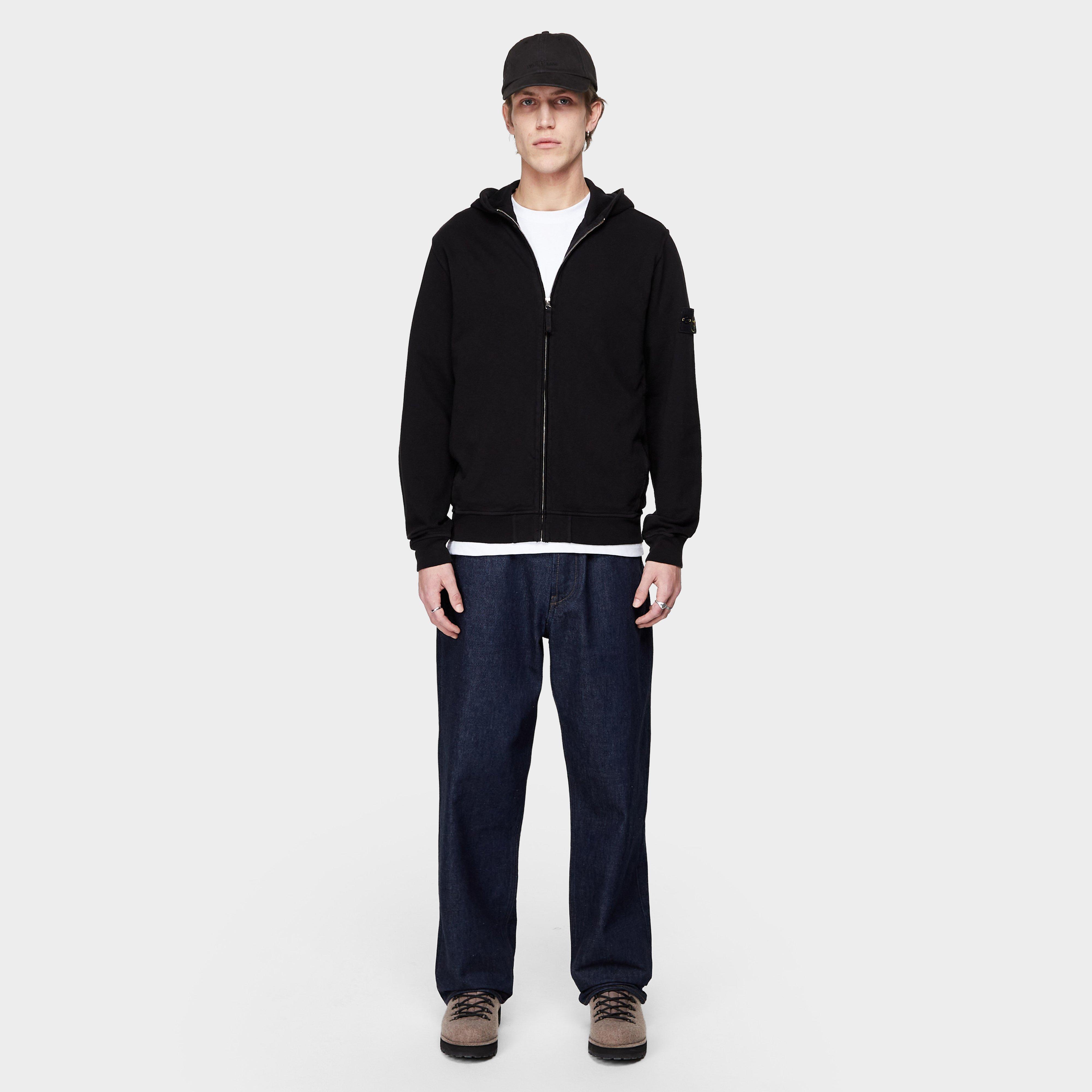 Stone Island 6100032 Washed Zip Hoodie