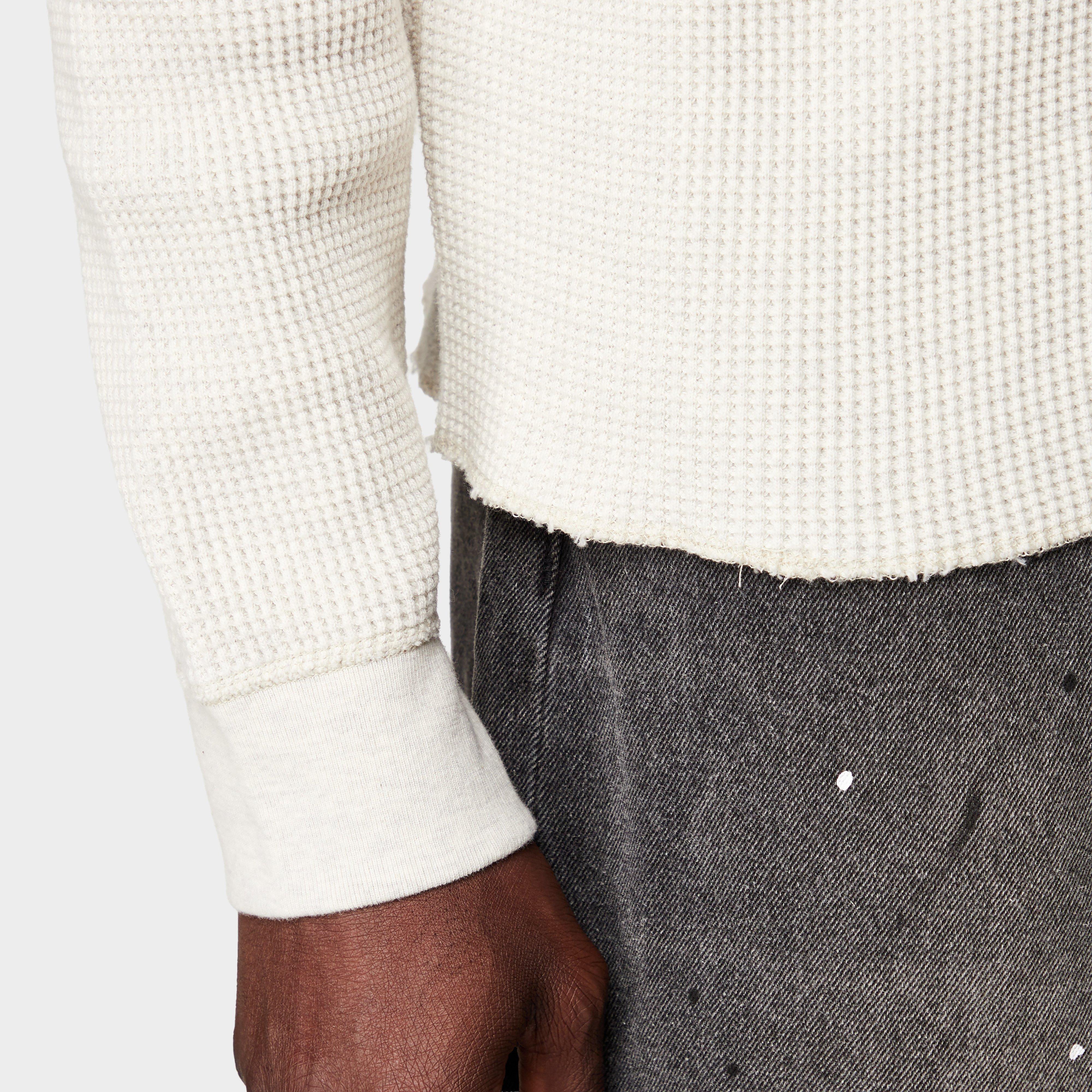 Beams Plus Long Sleeve Waffle Crewneck