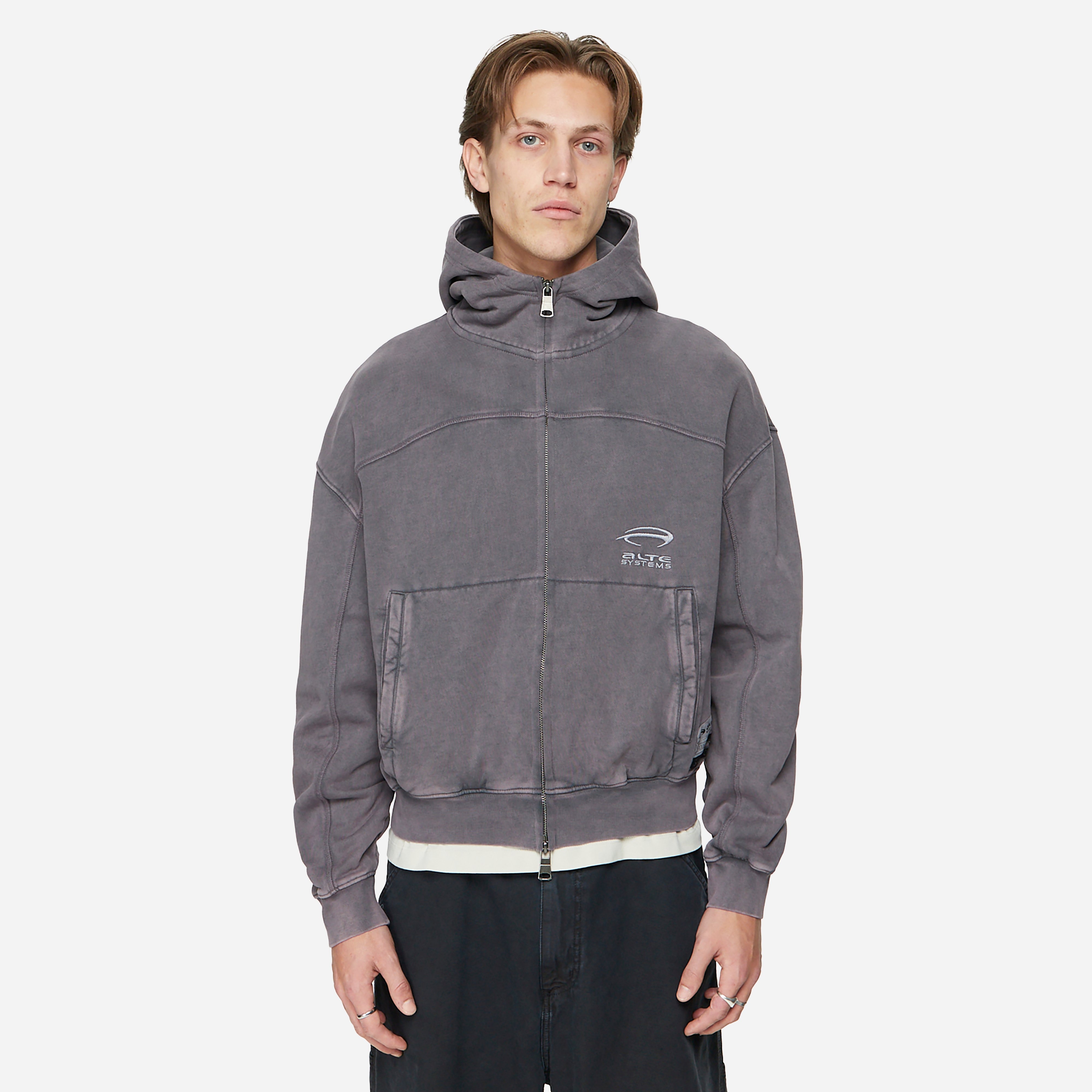Grey Alte Systems Liminal Zip Hoodie | HIP