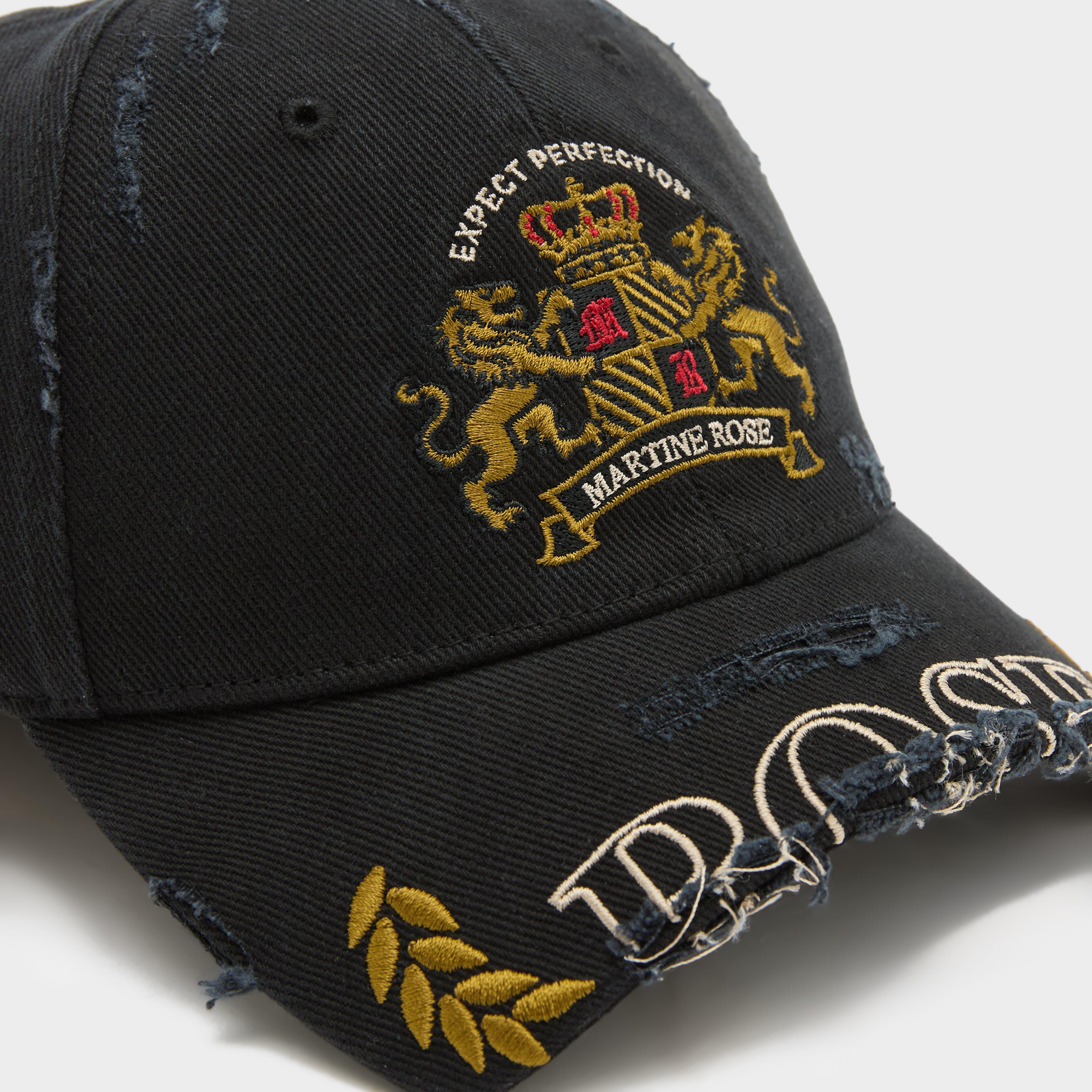 Martine Rose Cut Peak Cap