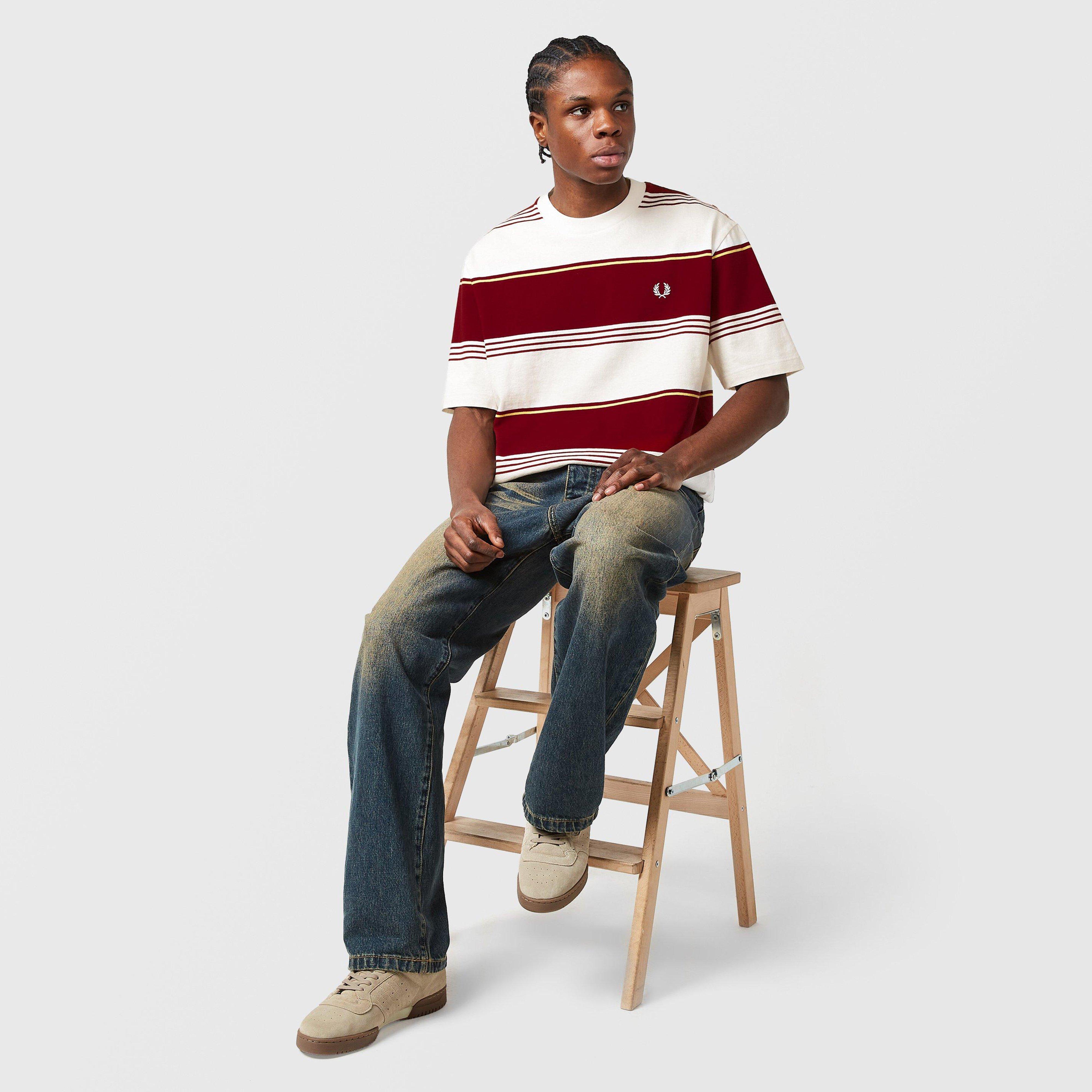 Fred Perry Striped Relaxed T-Shirt