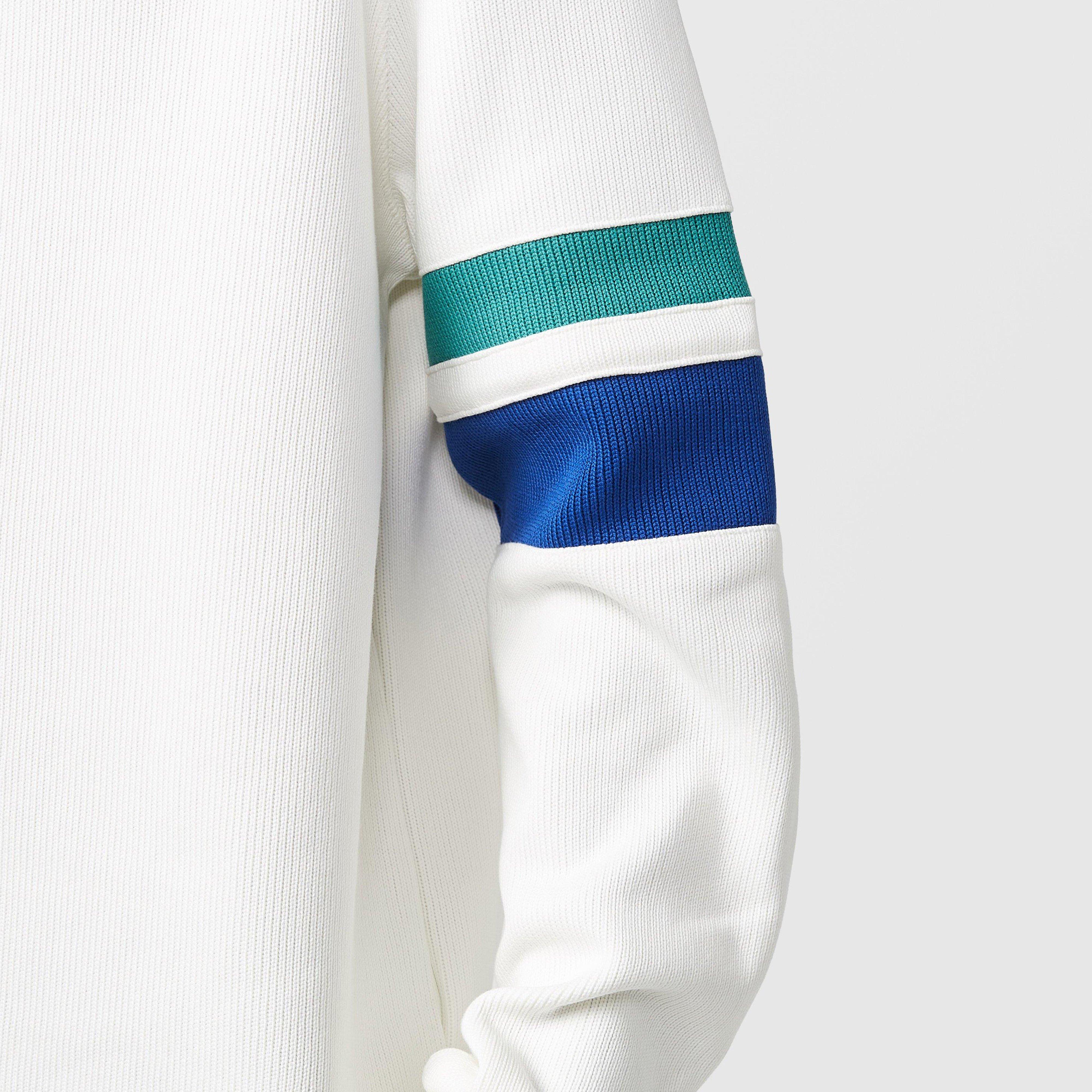 Fred Perry Tipped Sleeve Collared Sweatshirt