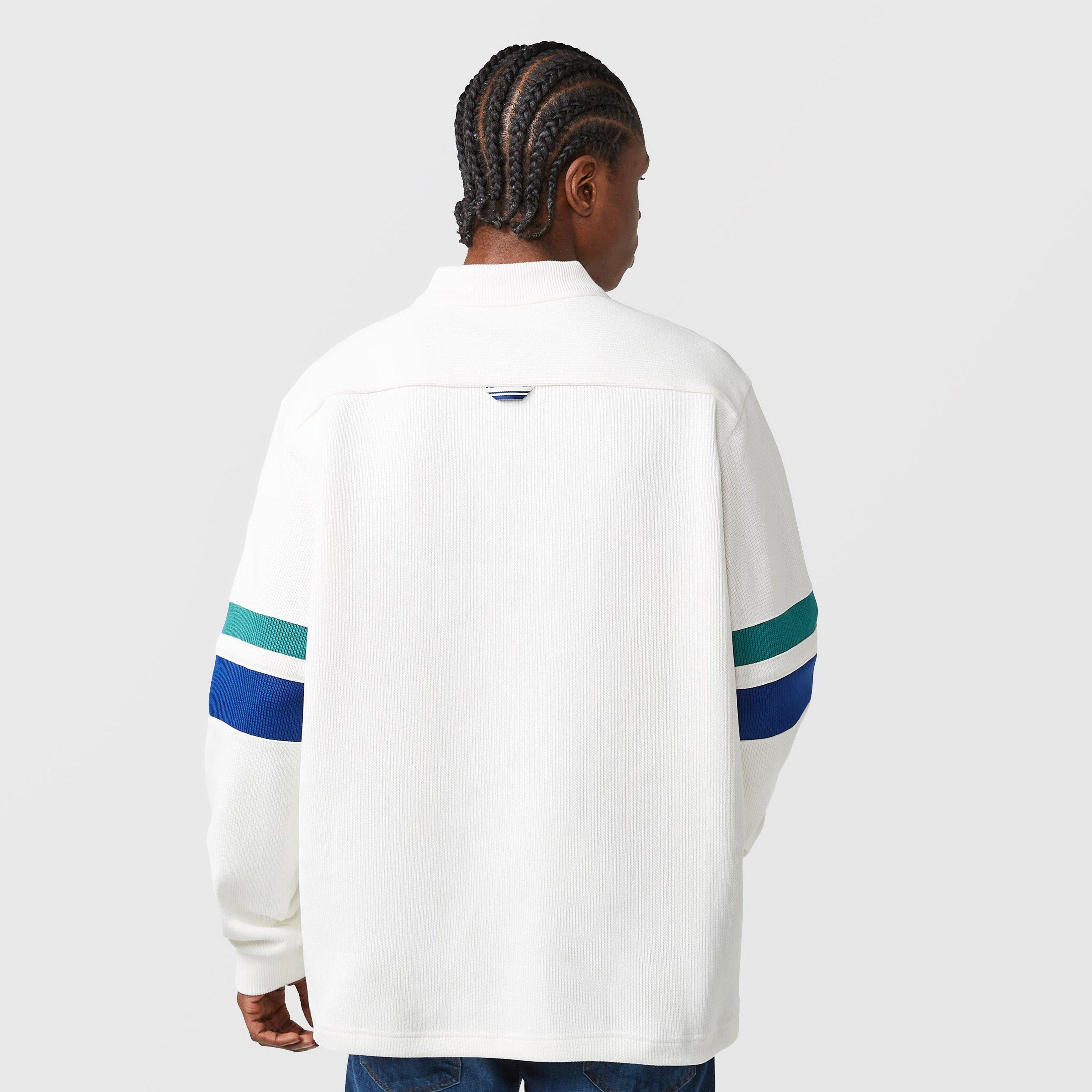 Fred Perry Tipped Sleeve Collared Sweatshirt