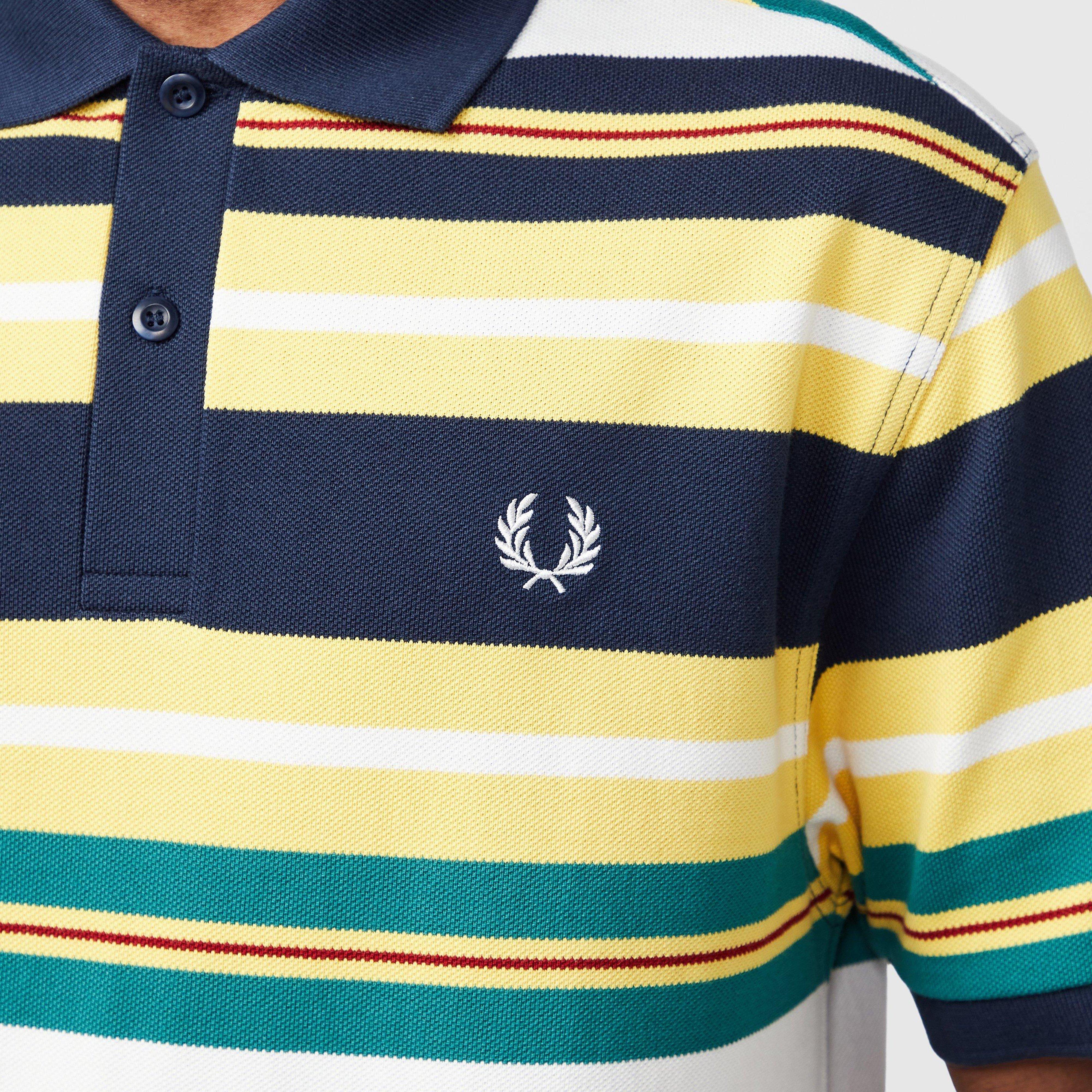 Fred Perry Striped Relaxed Polo Shirt