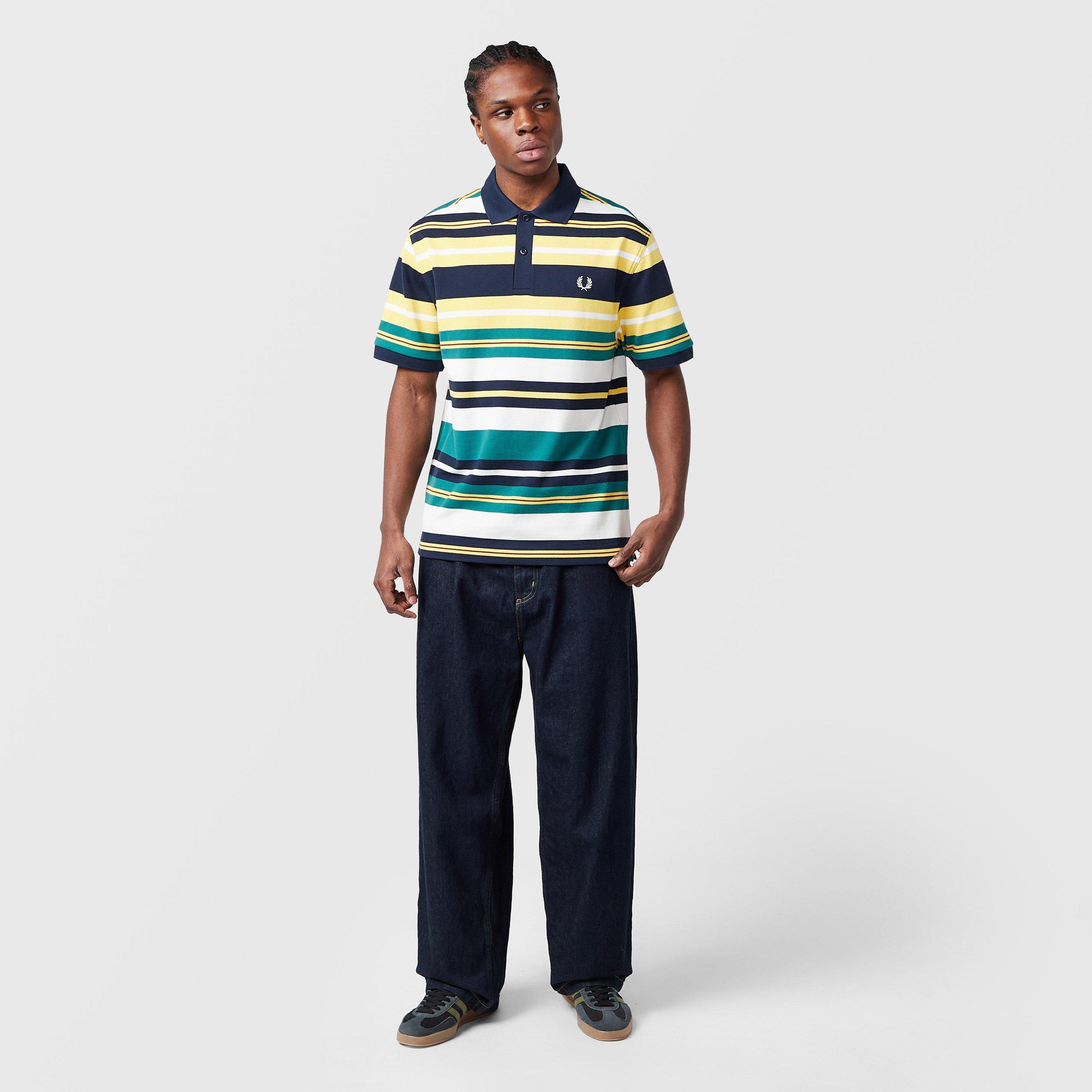 Fred Perry Striped Relaxed Polo Shirt