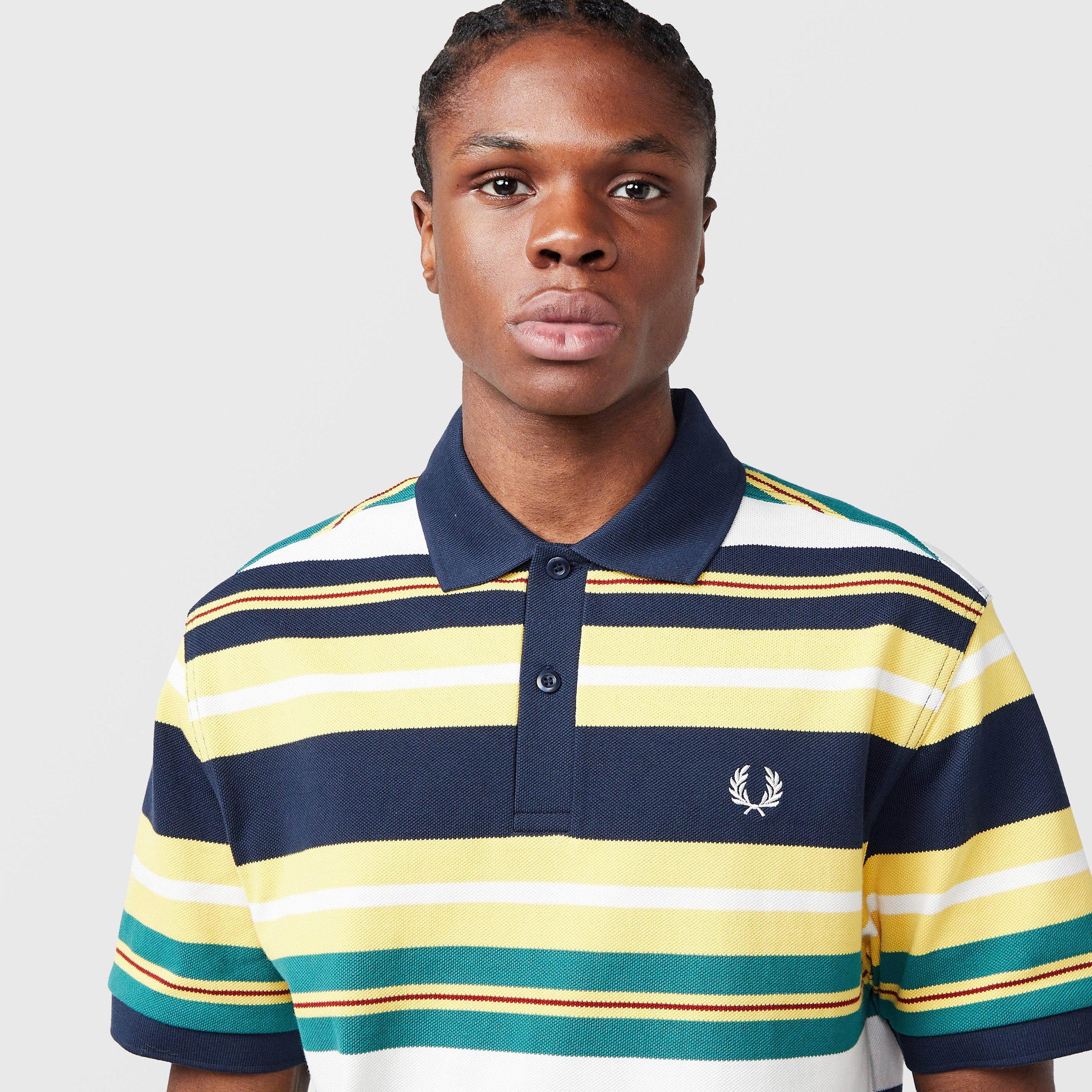 Fred Perry Striped Relaxed Polo Shirt