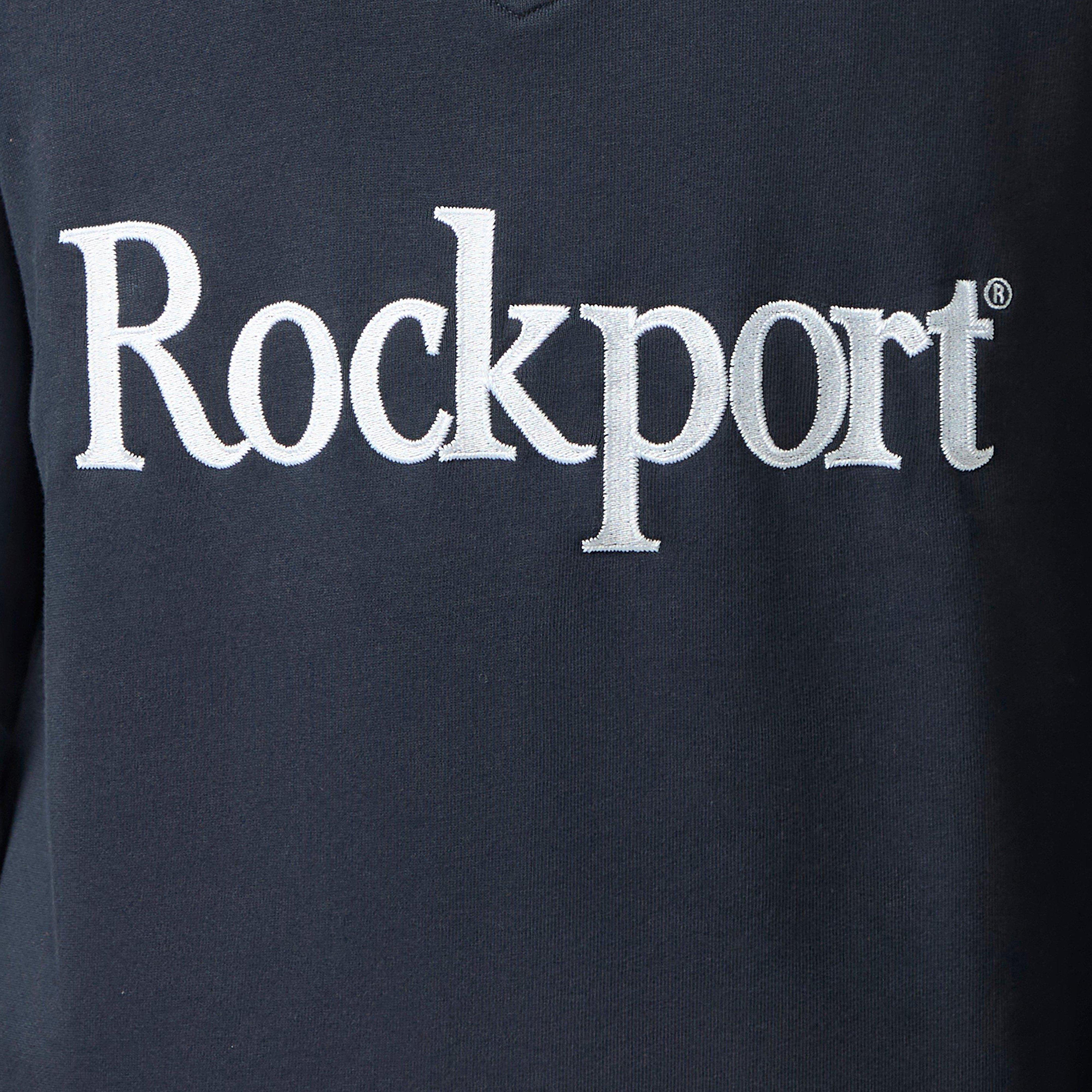 Rockport Boston 1/4 Zip Logo Sweatshirt