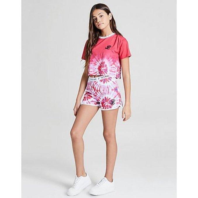 Illusive London camiseta Tie-Dye Crop júnior