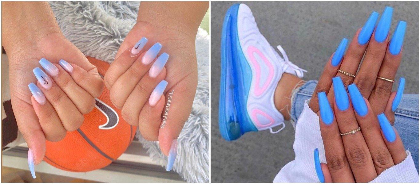 unhas combinar sapatilhas