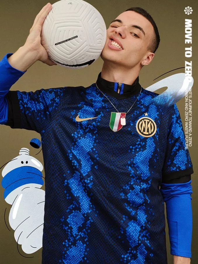 Plaatstelijk shirt van Inter Milan 2021-2022 voor heren