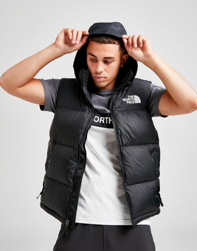 Nuptse The North Face man black vest