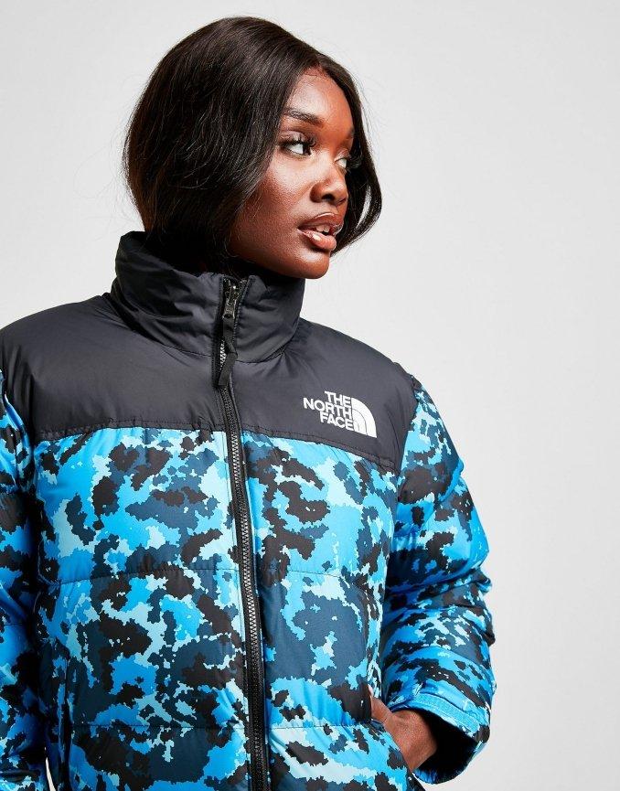 Nuptse The North Face 1996 casacos camuflagem mulher