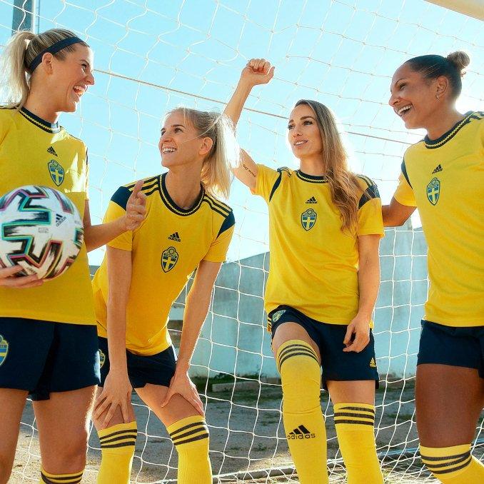 Maillots suédois Euro 2022