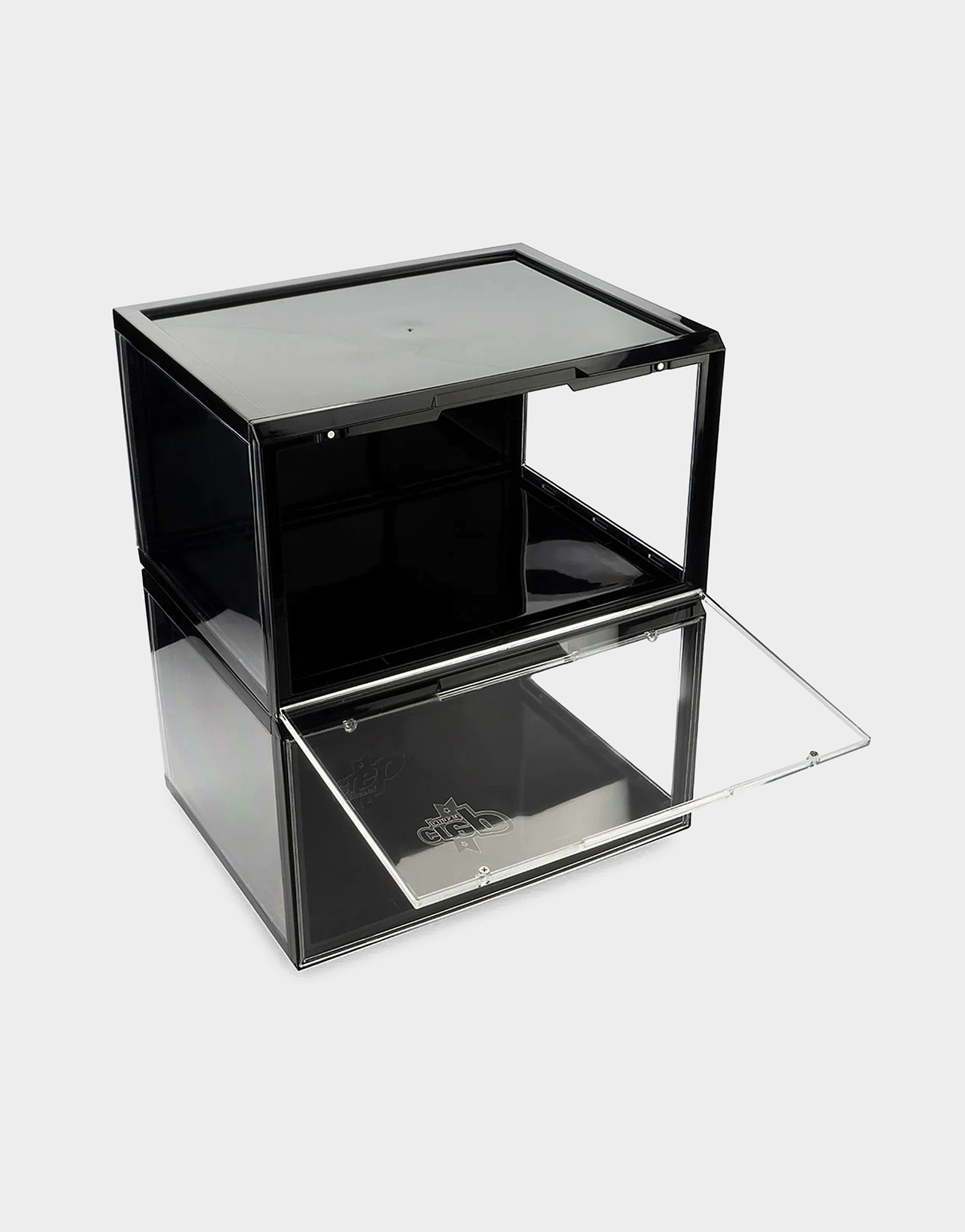transparent drawer shoes box on Crep Protect Crep Crates 2 Pack