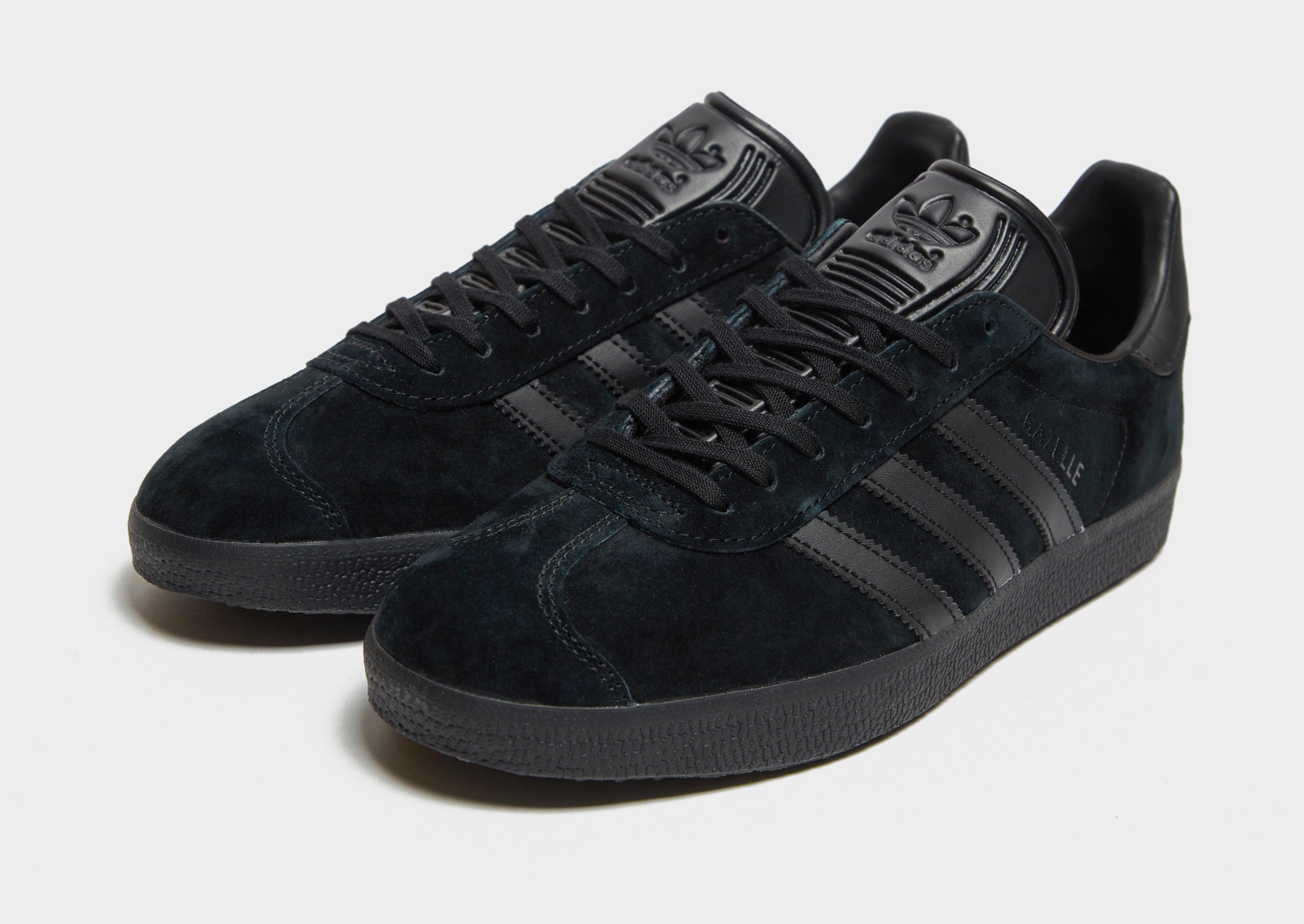 Adidas gazelle cheap black black